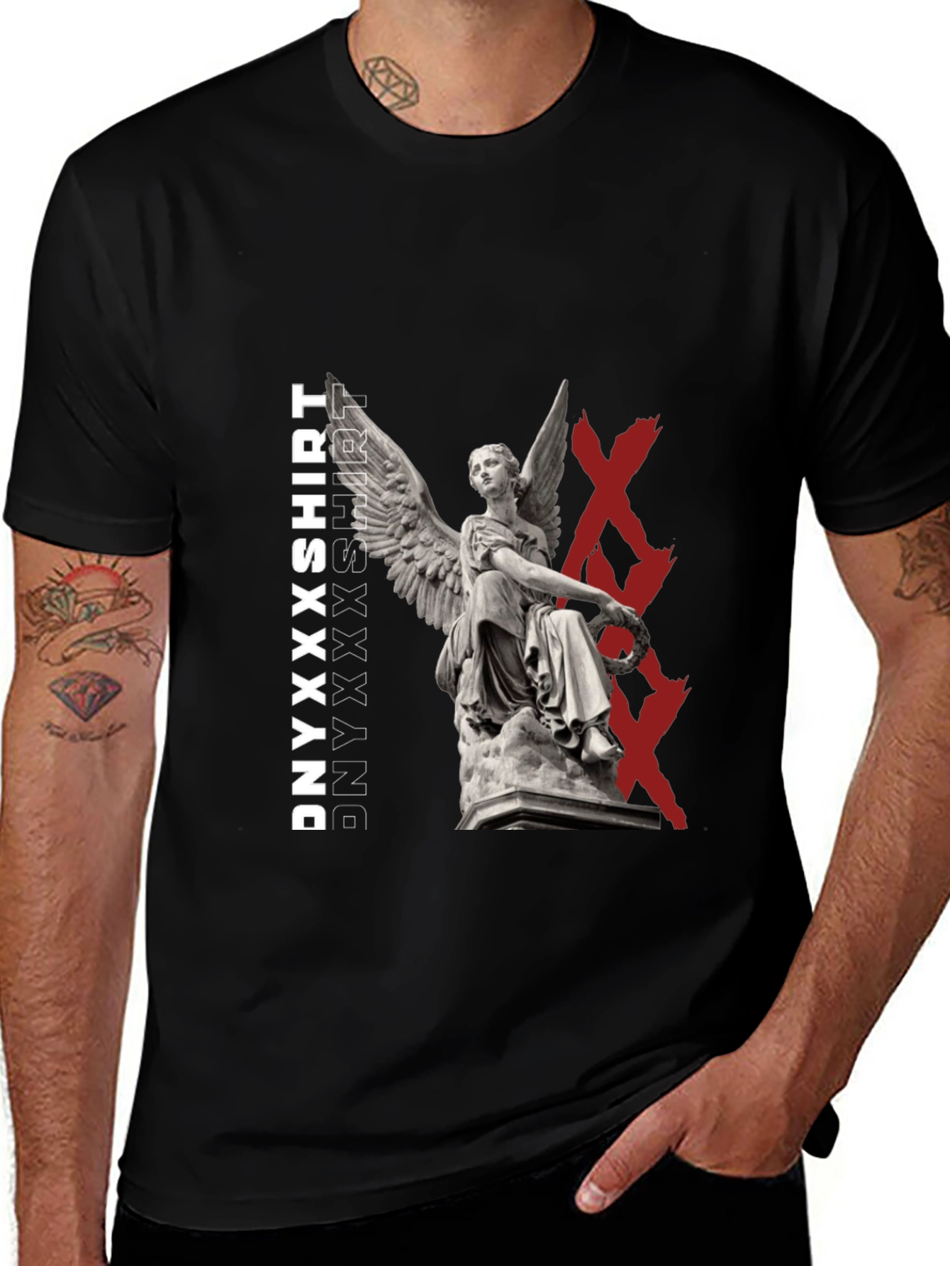 Variant 21 of Onyxx Angel Graphic Print T-Shirt