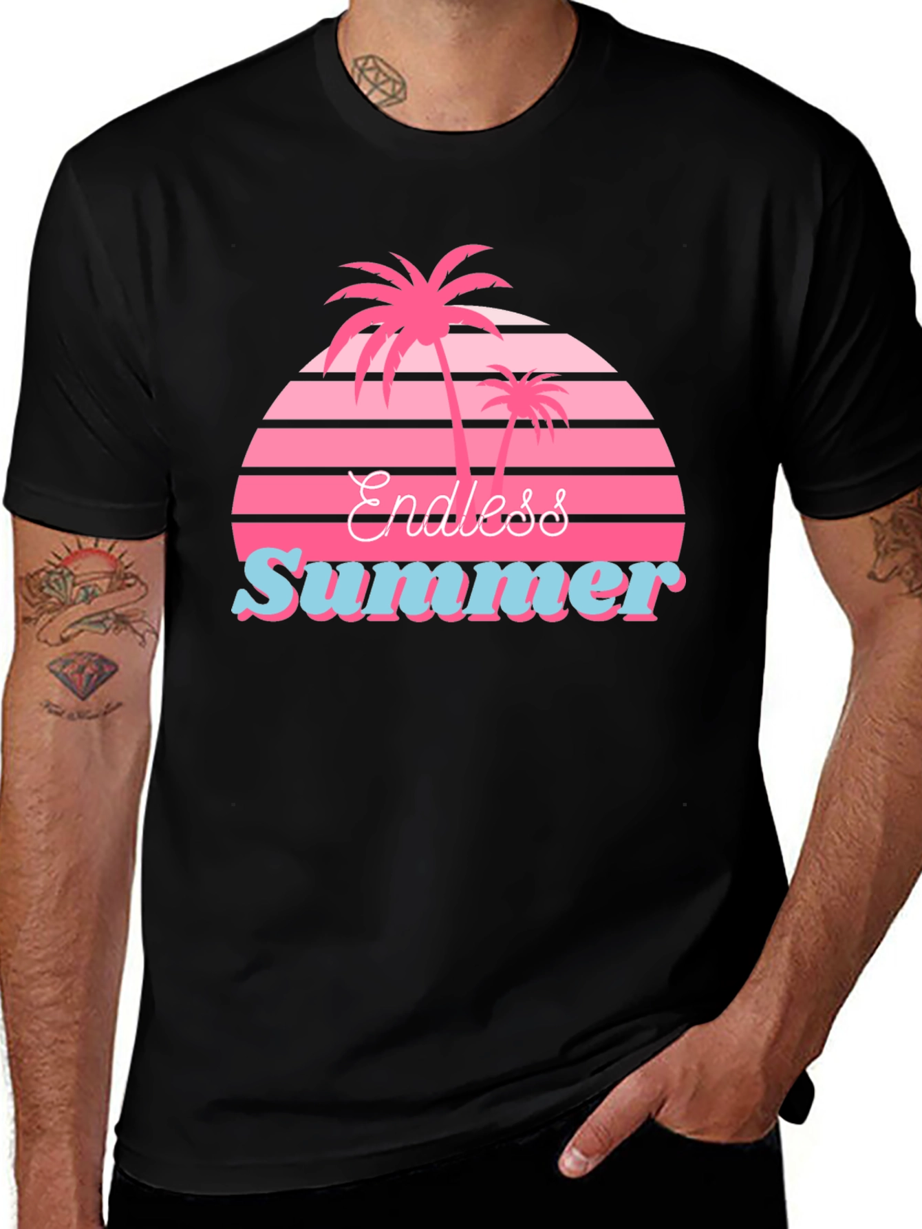 Endless Summer T-Shirt, Palm Tree Graphic Tee
