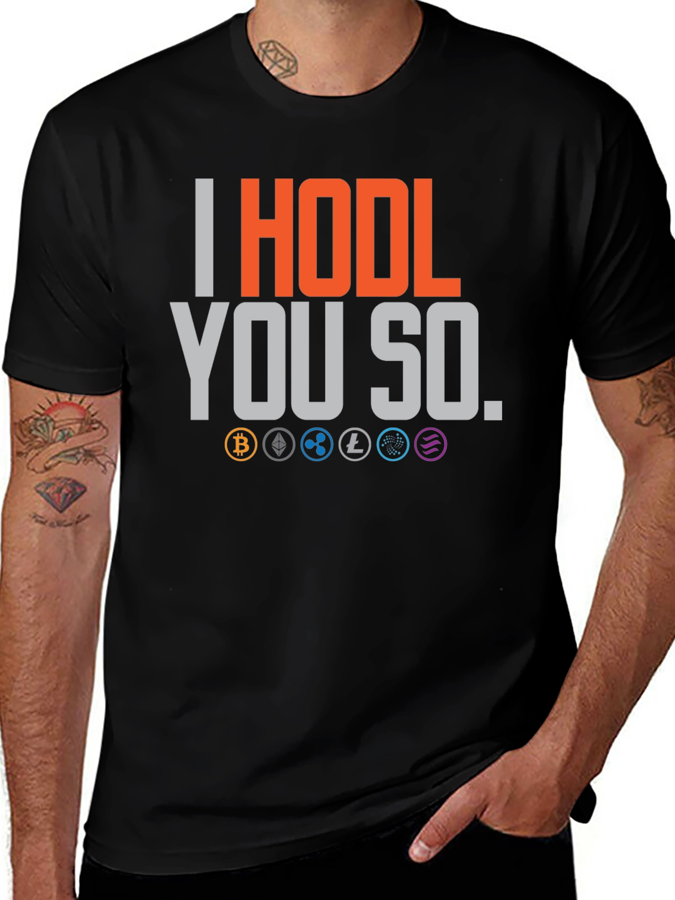 Variant 5 of I HODL YOU SO. Crypto T-Shirt