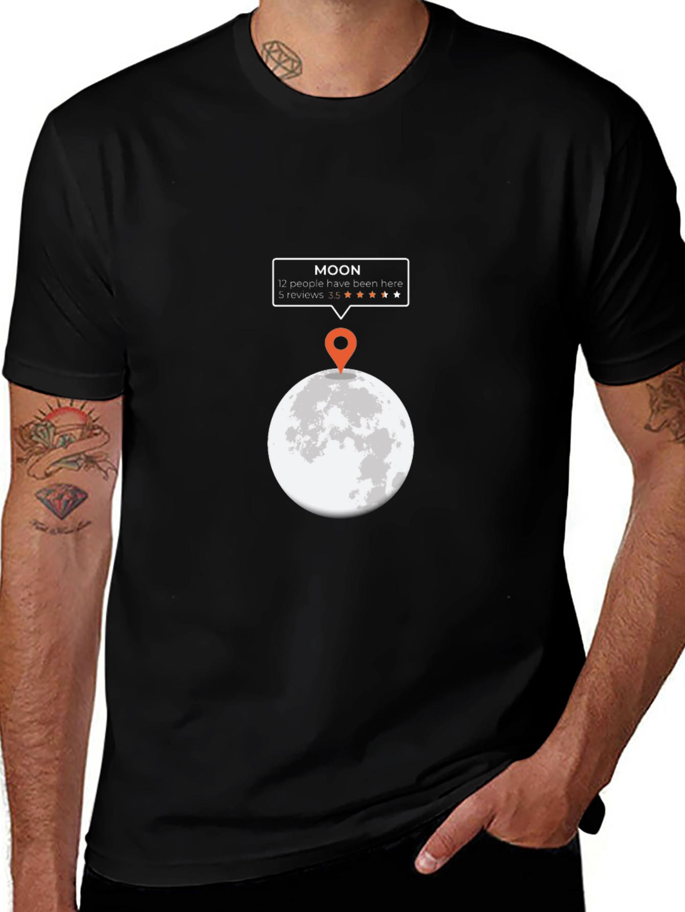 Variant 26 of Moon Review T-Shirt