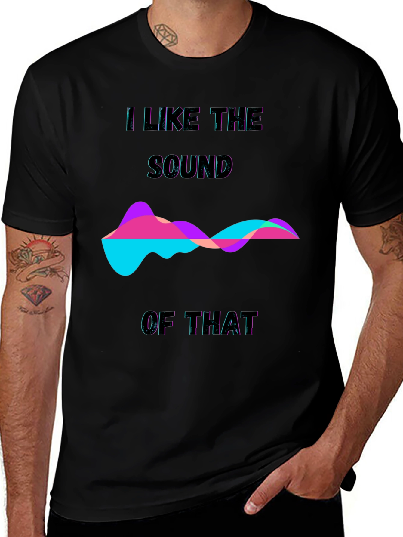 Variant 20 of I Like The Sound of That Graphic T-Shirt