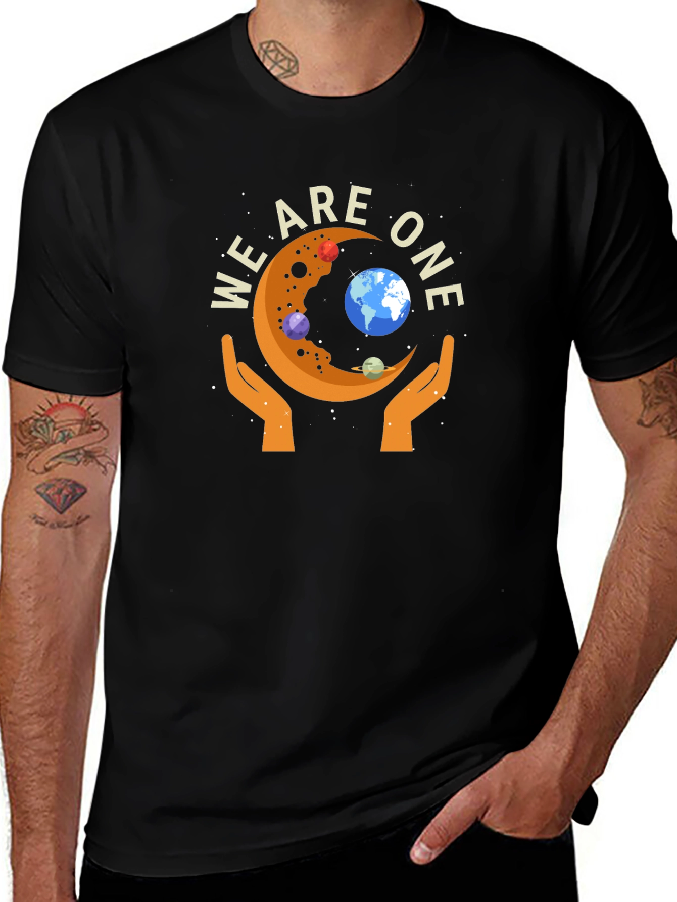 We Are One T-Shirt - Earth Love Graphic Tee