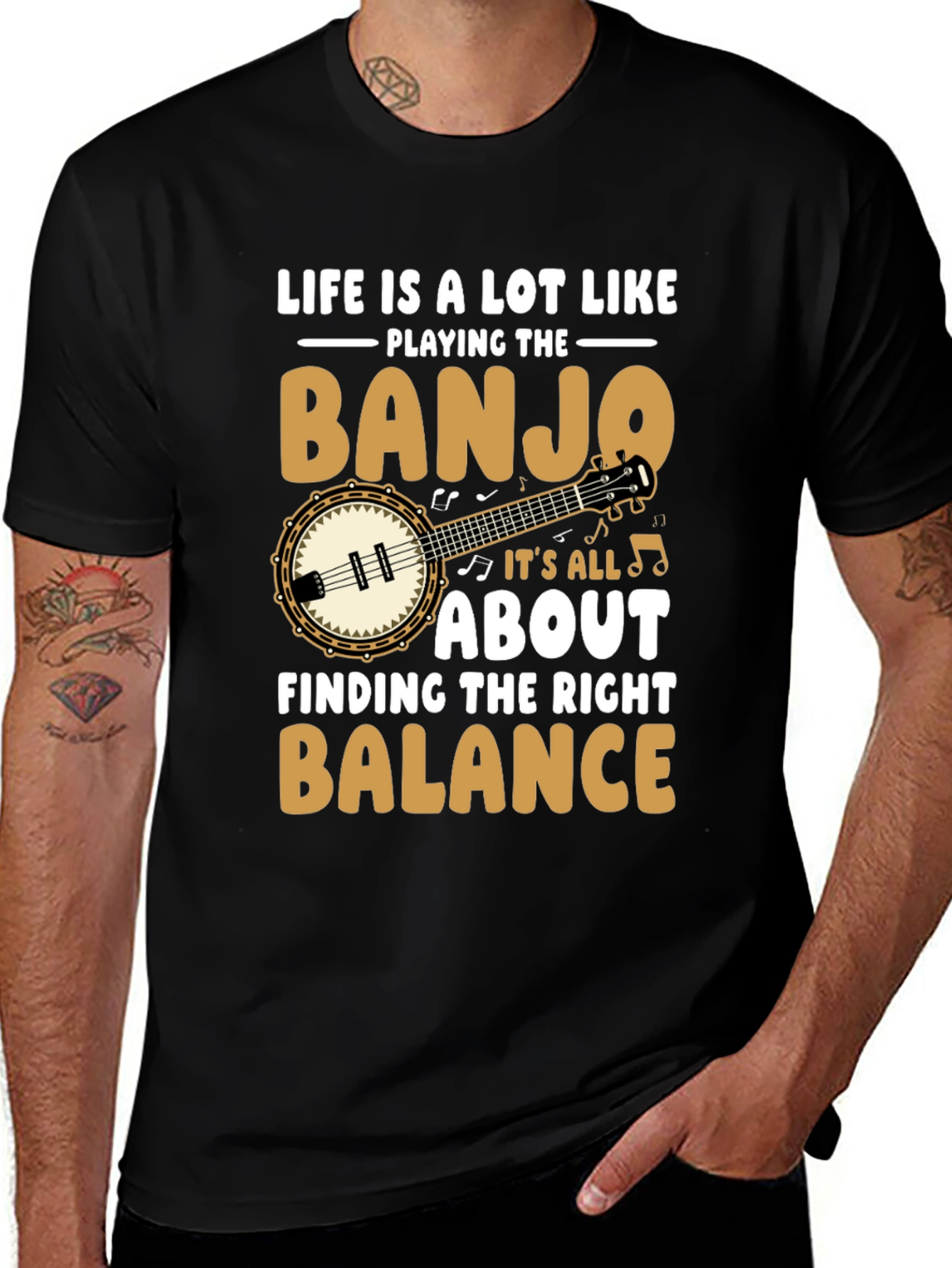 Variant 6 of Life is a Lot Like Playing the Banjo T-Shirt
