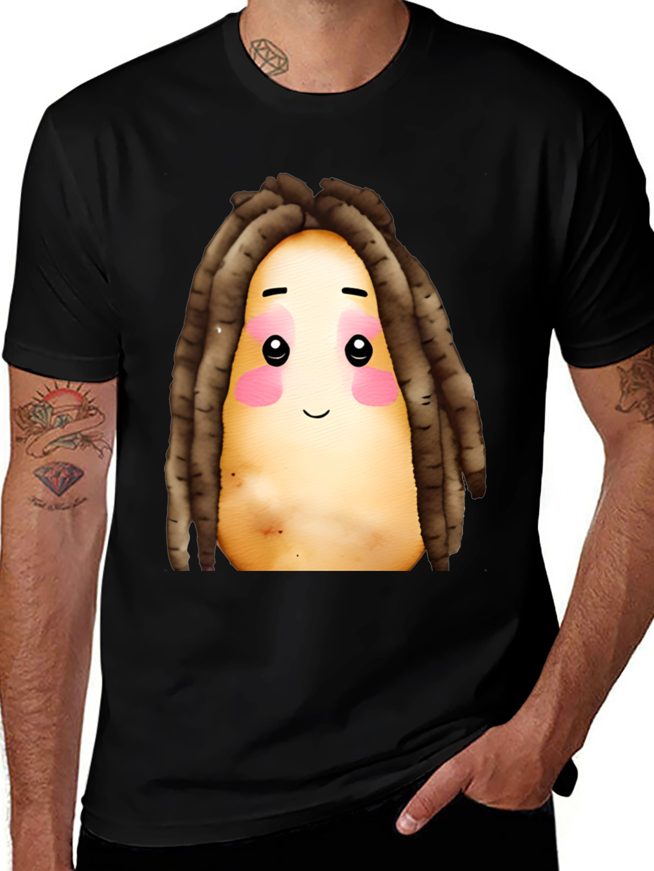 Variant 27 of Potato Dreadlocks Graphic T-Shirt