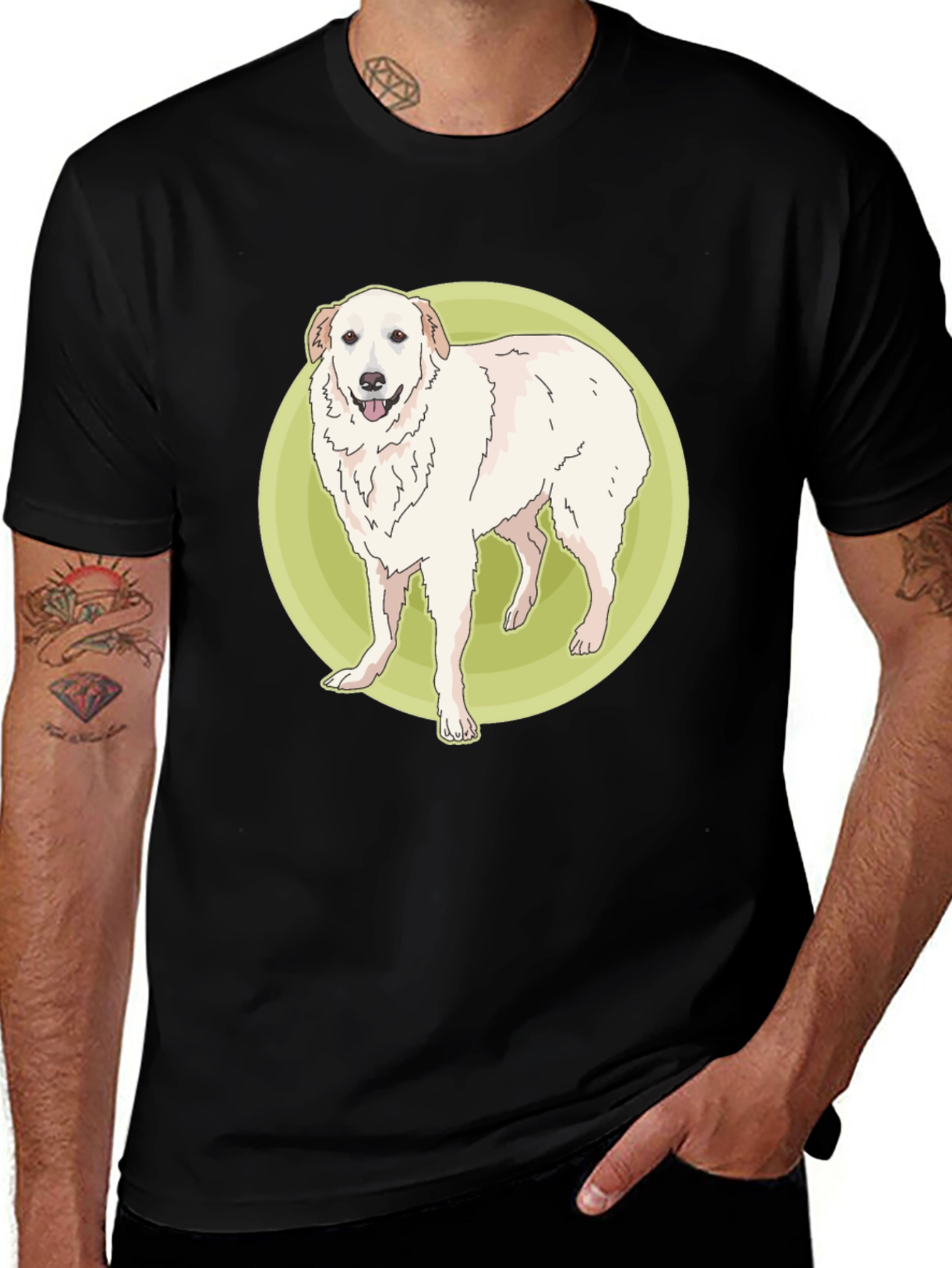 Variant 12 of Dog Graphic T-Shirt - Casual Wear
