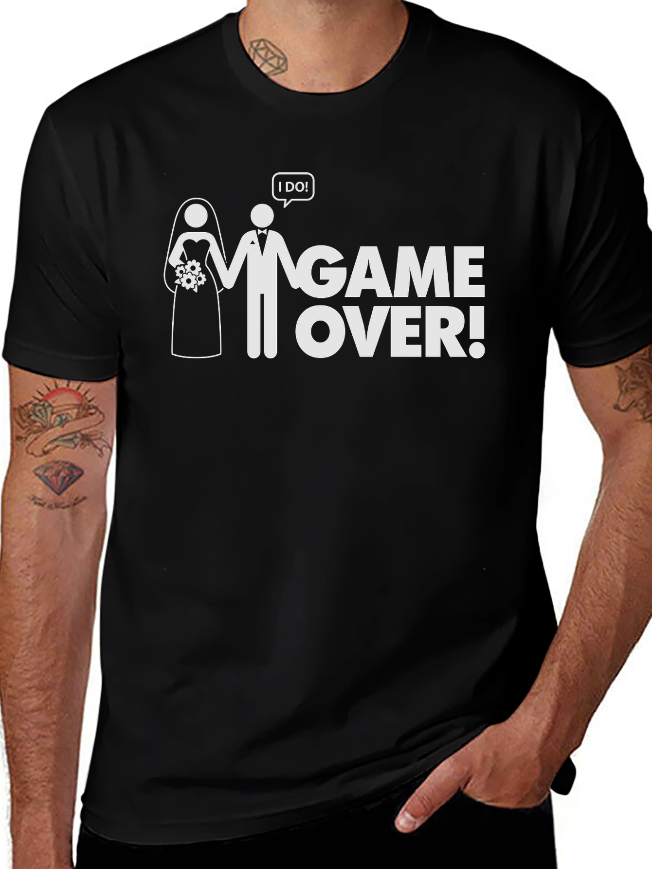 Game Over Wedding T-Shirt