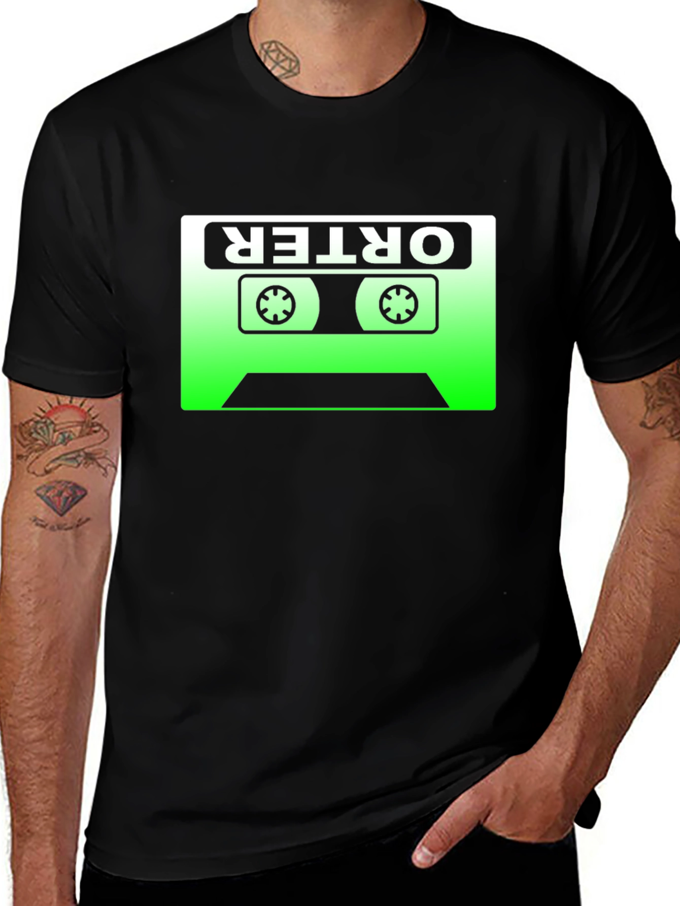 Variant 5 of Retro Cassette Tape T-Shirt - Vintage Music Lover Tee