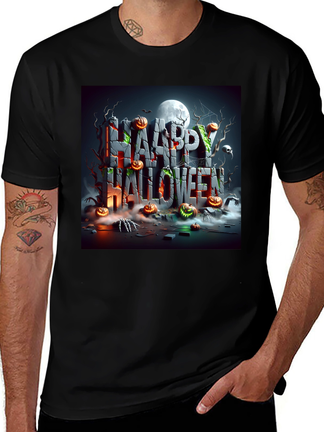 Happy Halloween Graphic T-Shirt