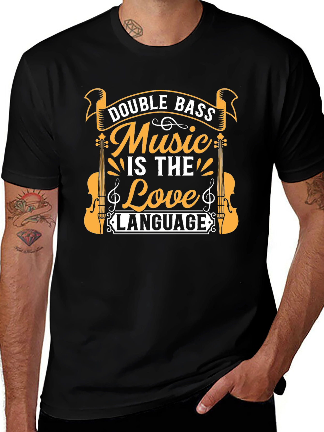 Variant 30 of Double Bass Music Lover T-Shirt