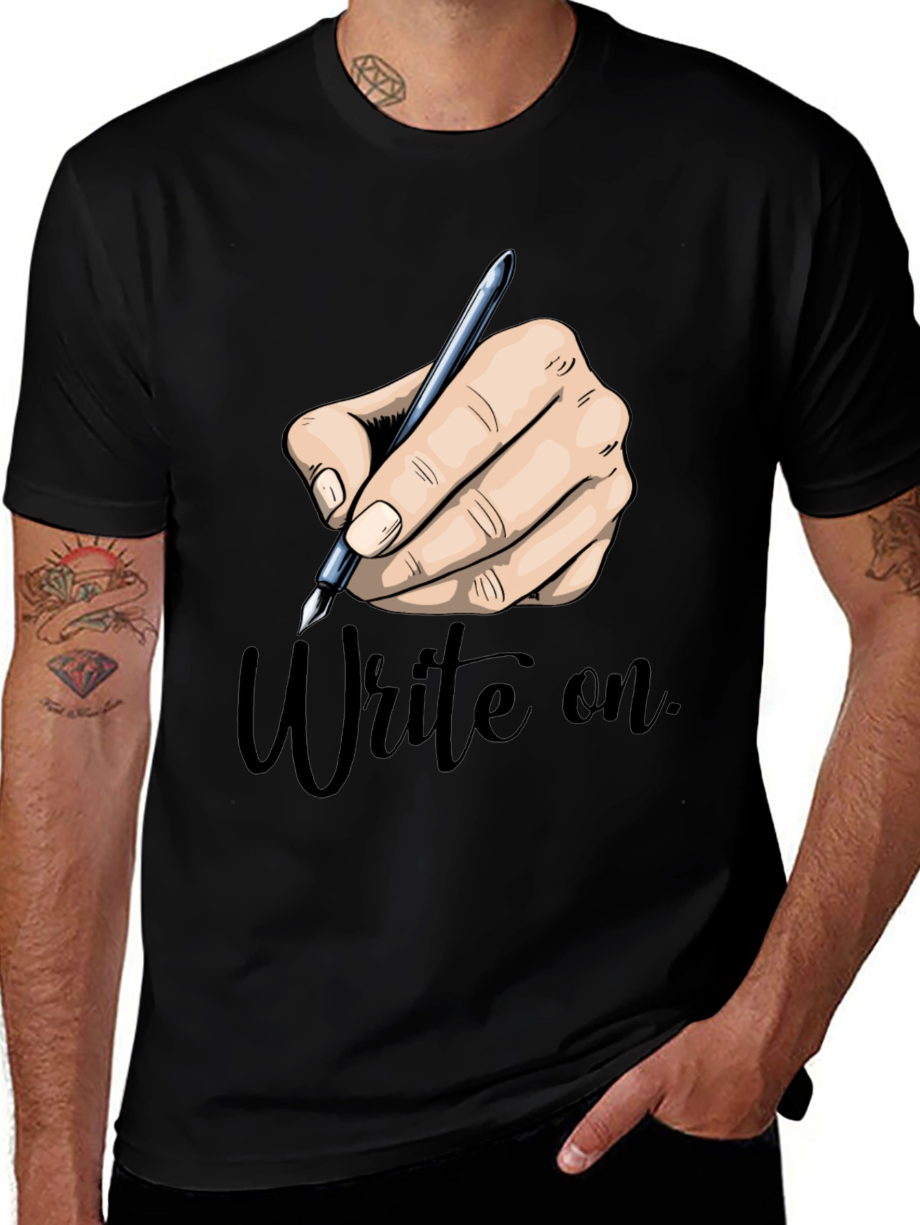 Variant 12 of Write On Graphic Tee - Express Yourself!