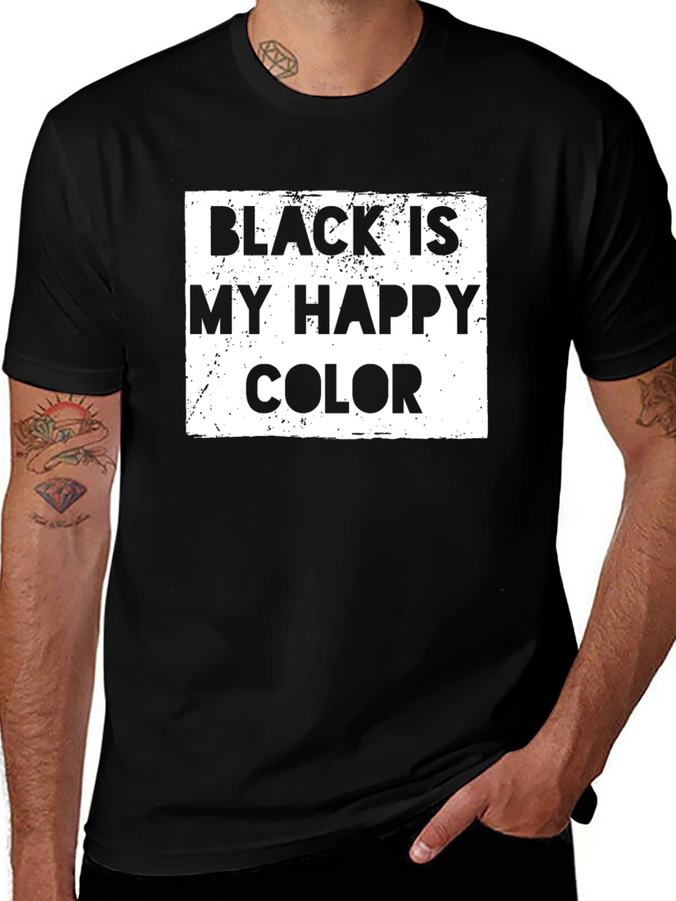 Variant 18 of Black is My Happy Color T-Shirt