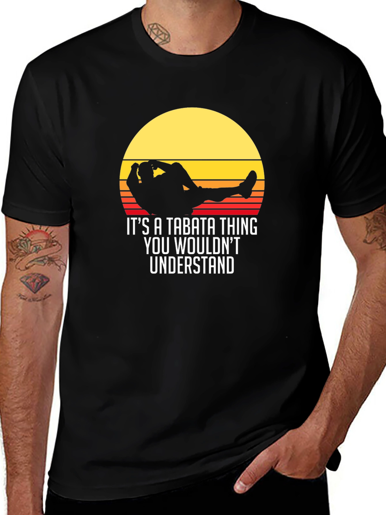 Tabata Thing T-Shirt - Sunset Graphic