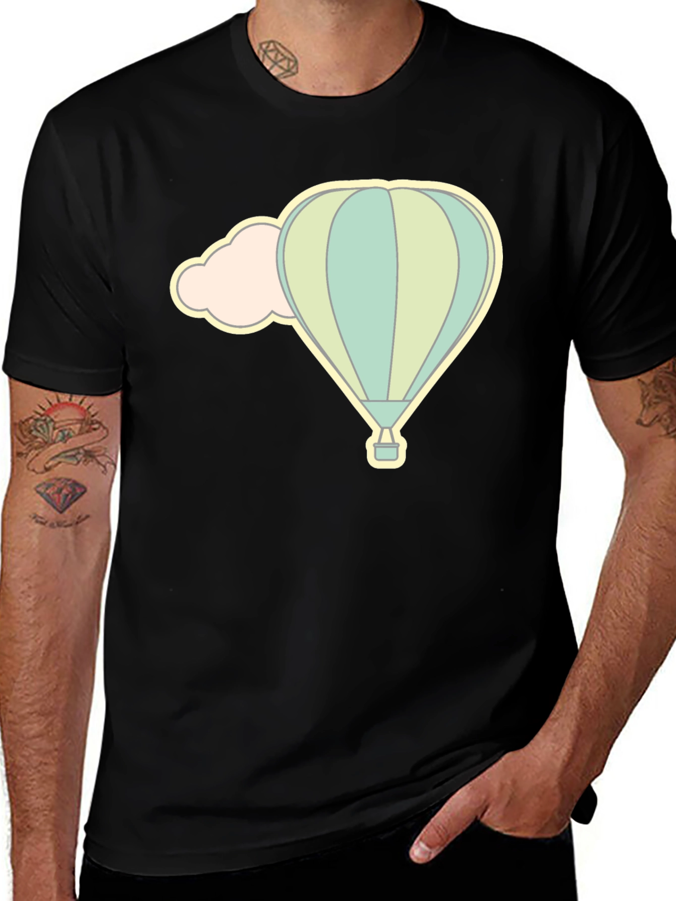 Variant 7 of Hot Air Balloon Graphic Tee