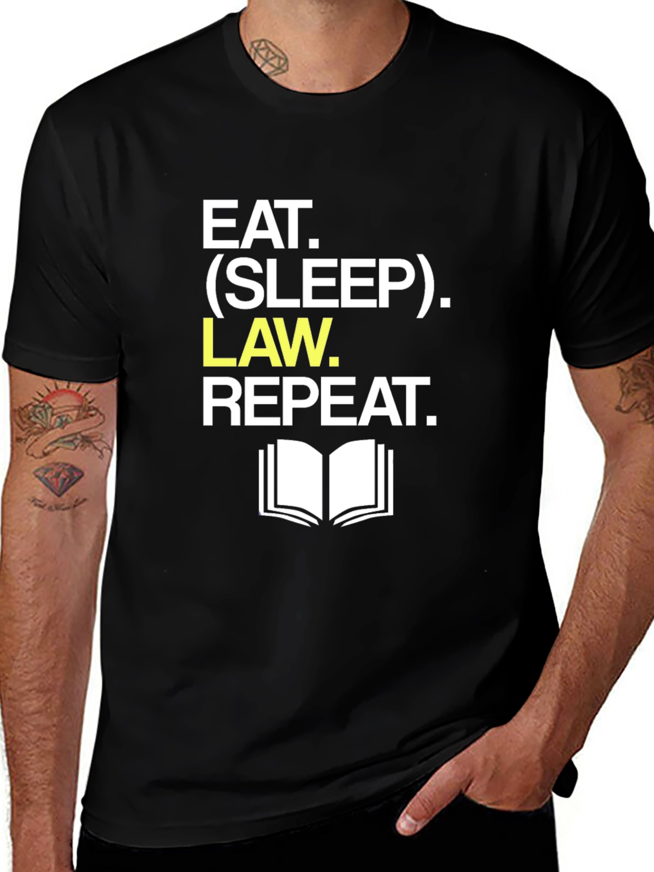Eat Sleep Law Repeat T-Shirt