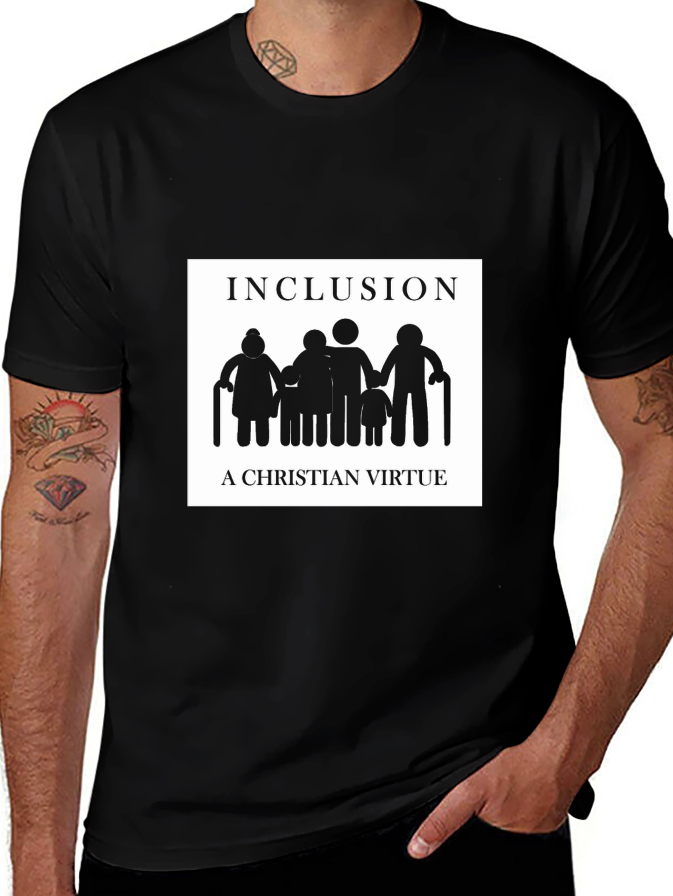Variant 6 of Inclusion T-Shirt Christian Virtue Graphic Tee