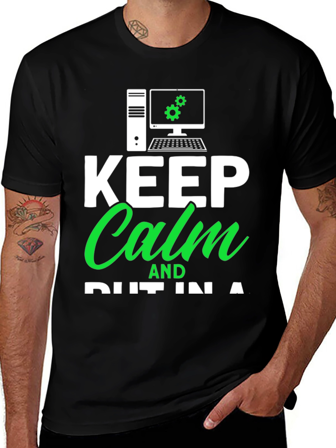 Variant 30 of Keep Calm & Plug It In T-Shirt