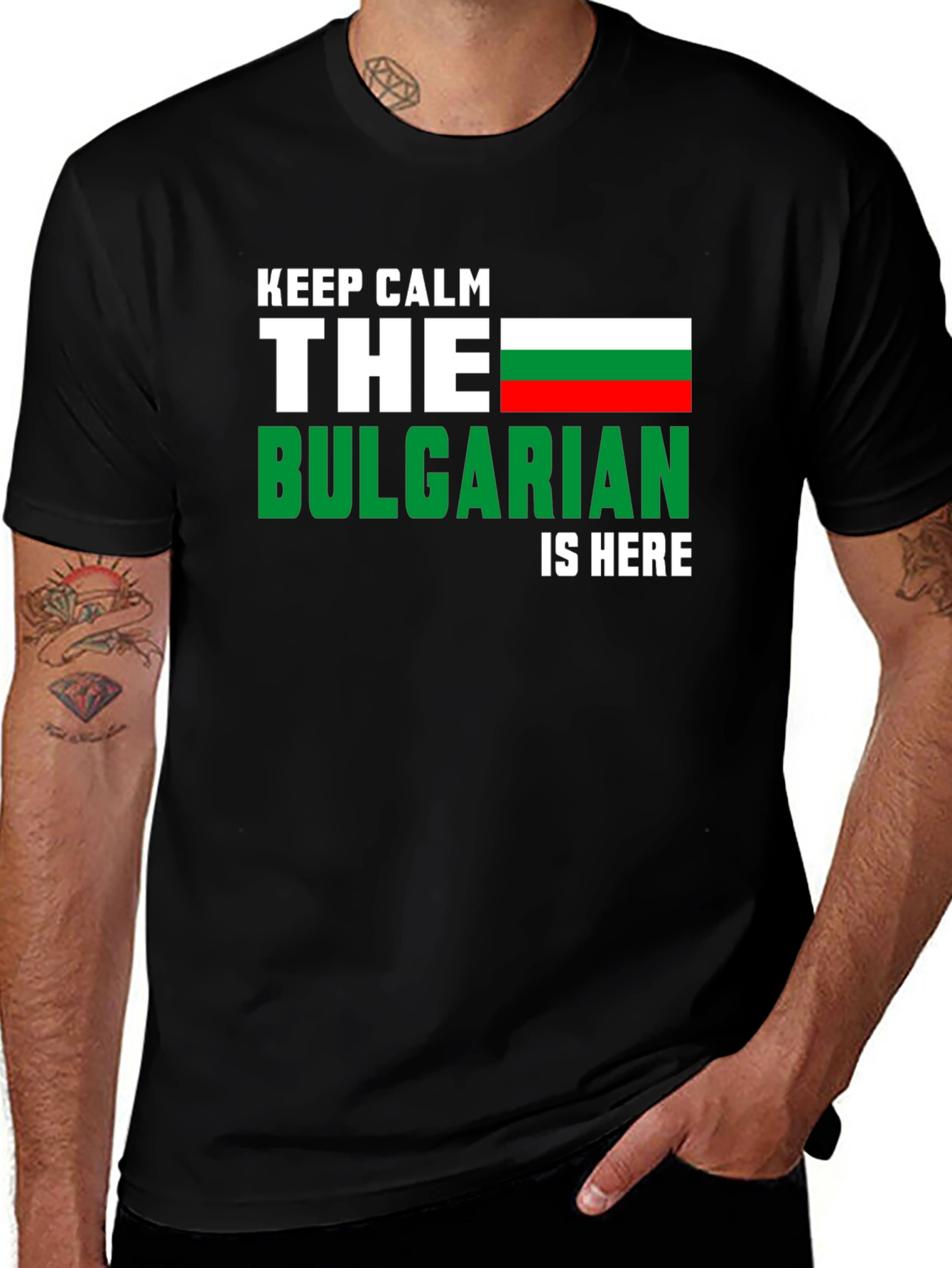 Keep Calm Bulgarian Flag T-Shirt