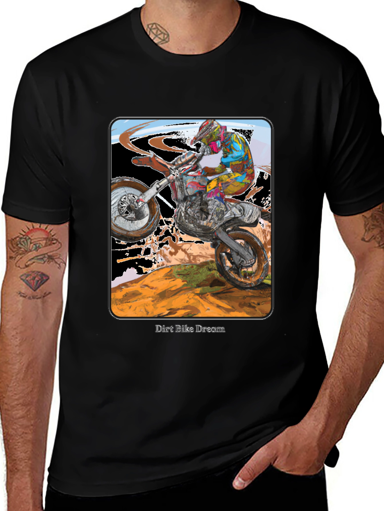 Variant 9 of Dirt Bike Dream Graphic T-Shirt