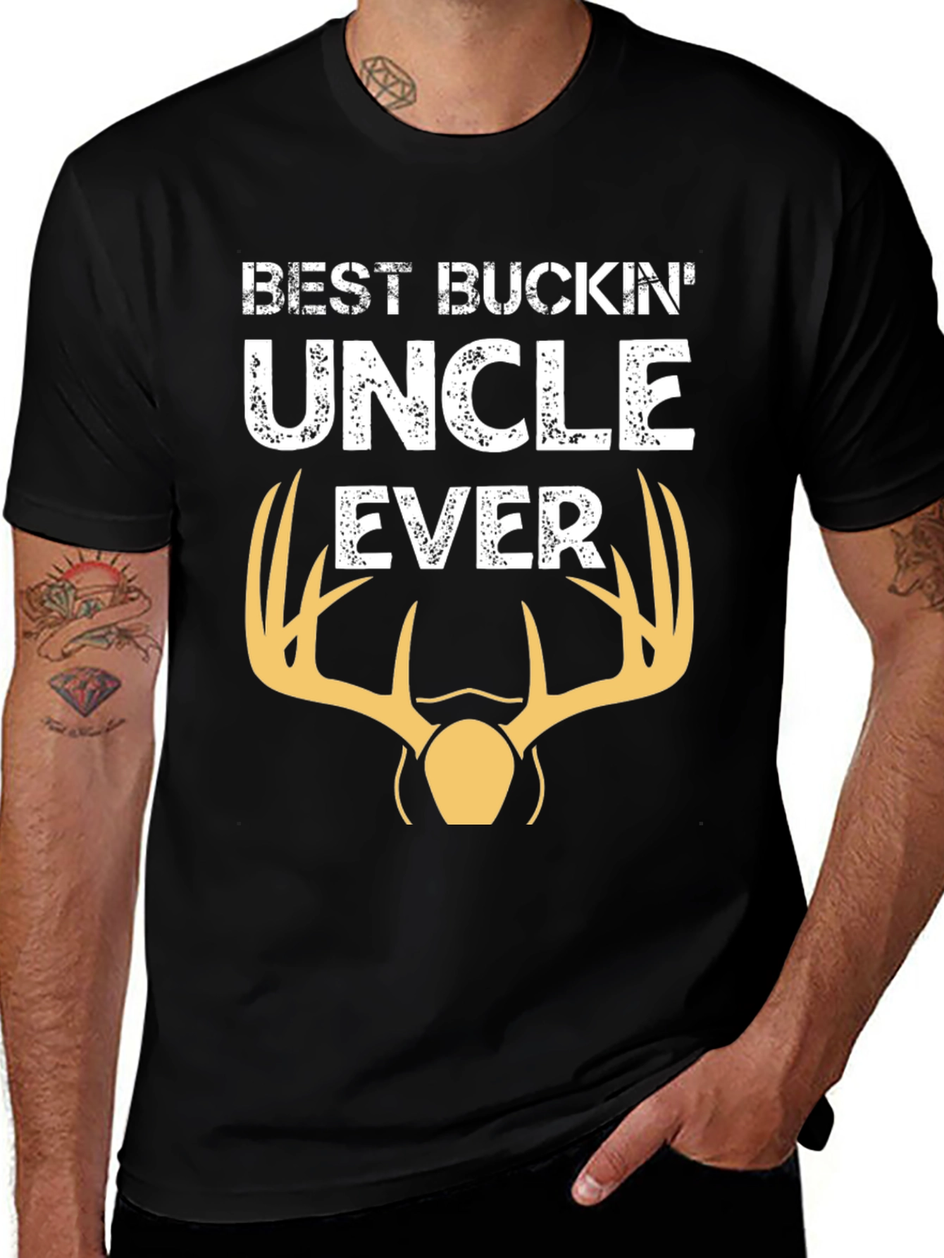 Variant 22 of Best Buckin' Uncle Ever T-Shirt, Funny Hunter Tee