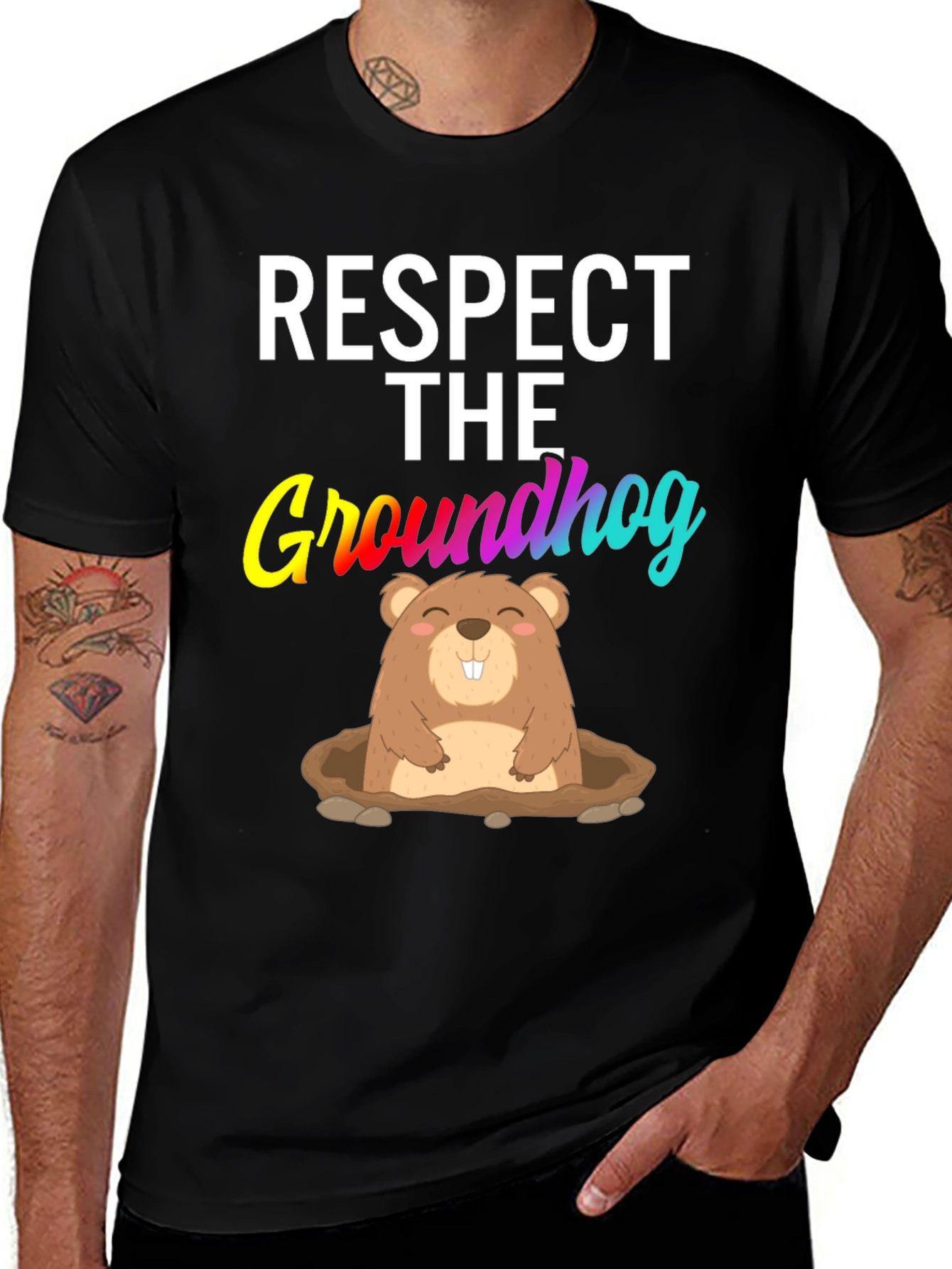 Respect the Groundhog T-Shirt