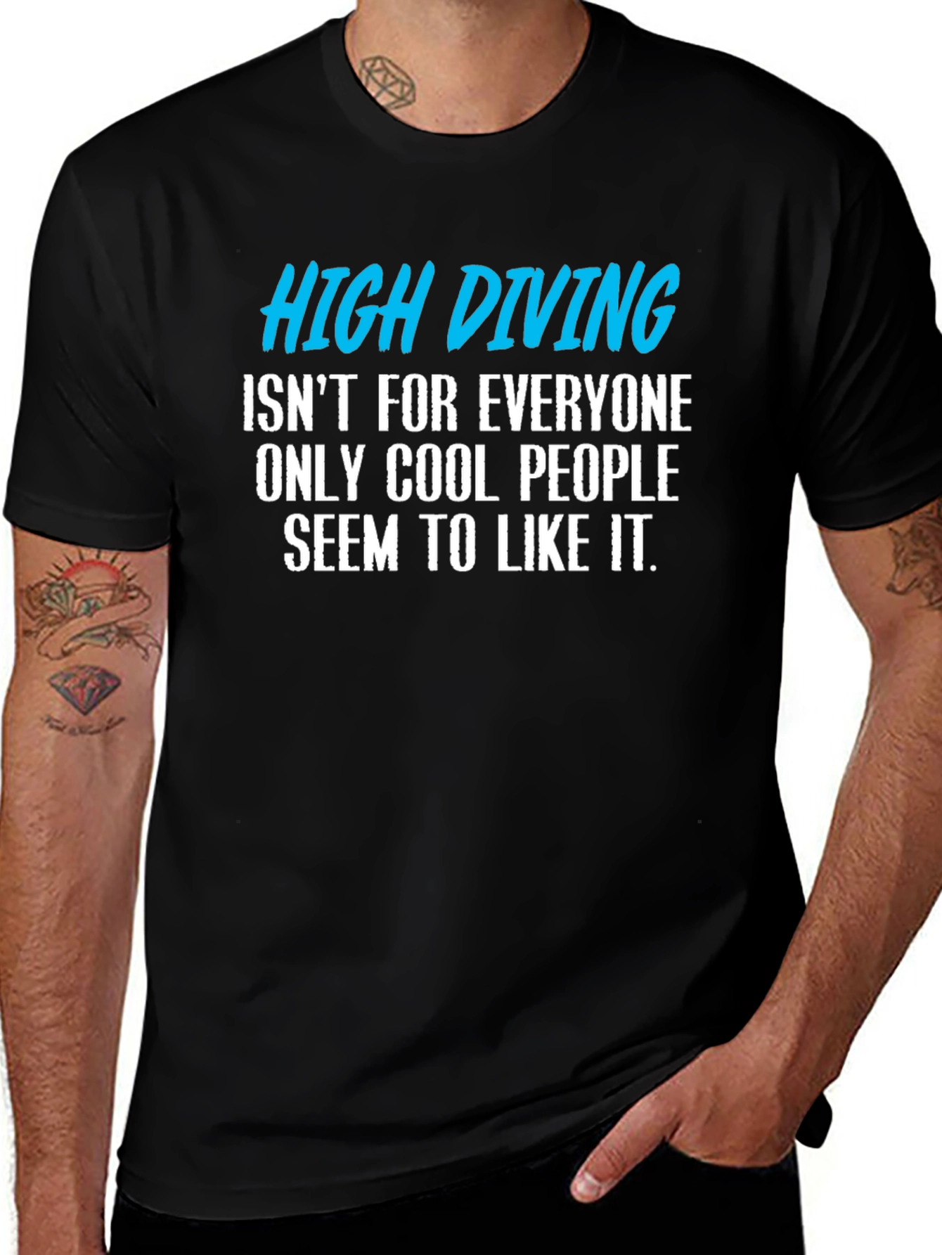 Variant 22 of High Diving Funny Graphic T-Shirt