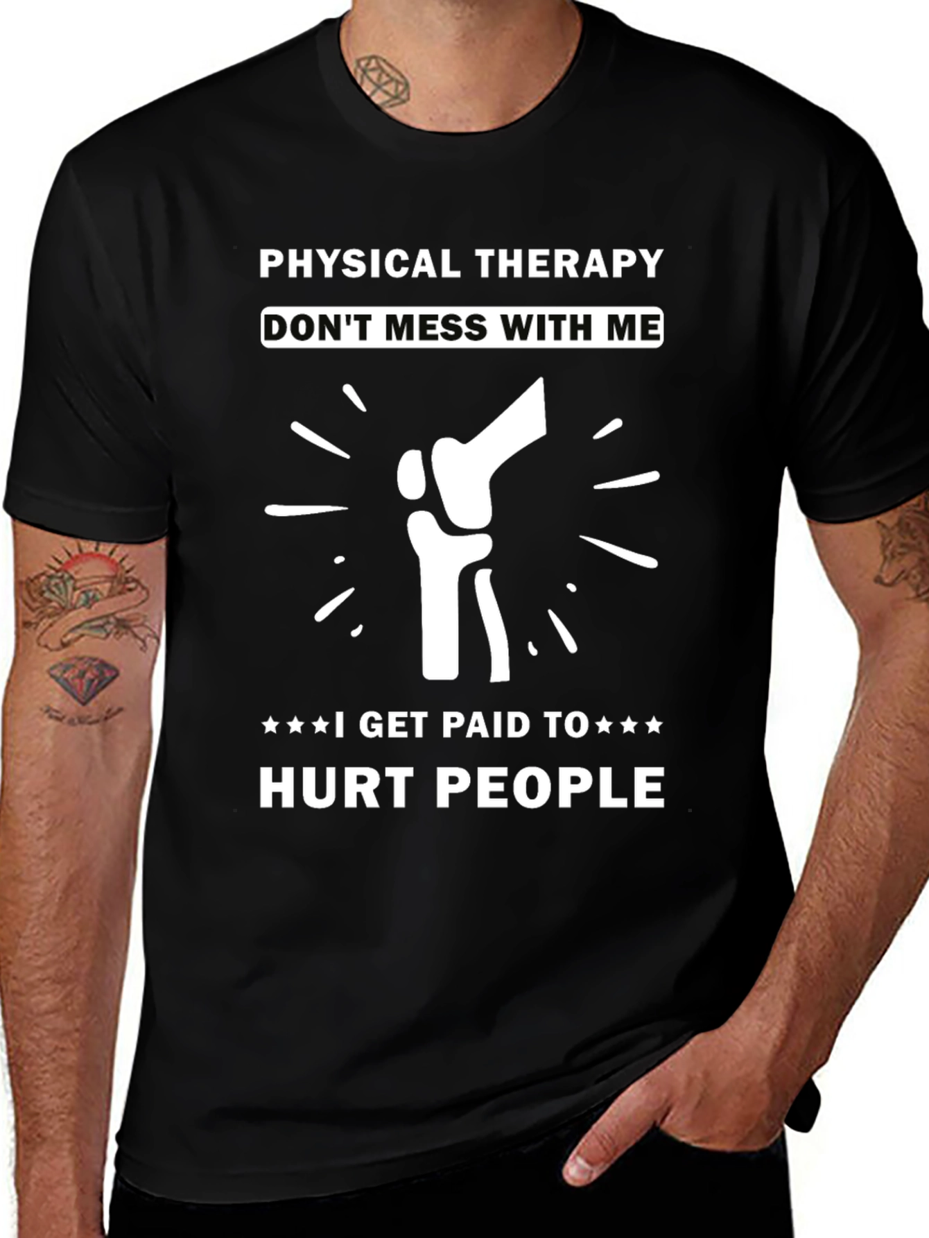 Variant 30 of Physical Therapy "Hurt People" Graphic Tee