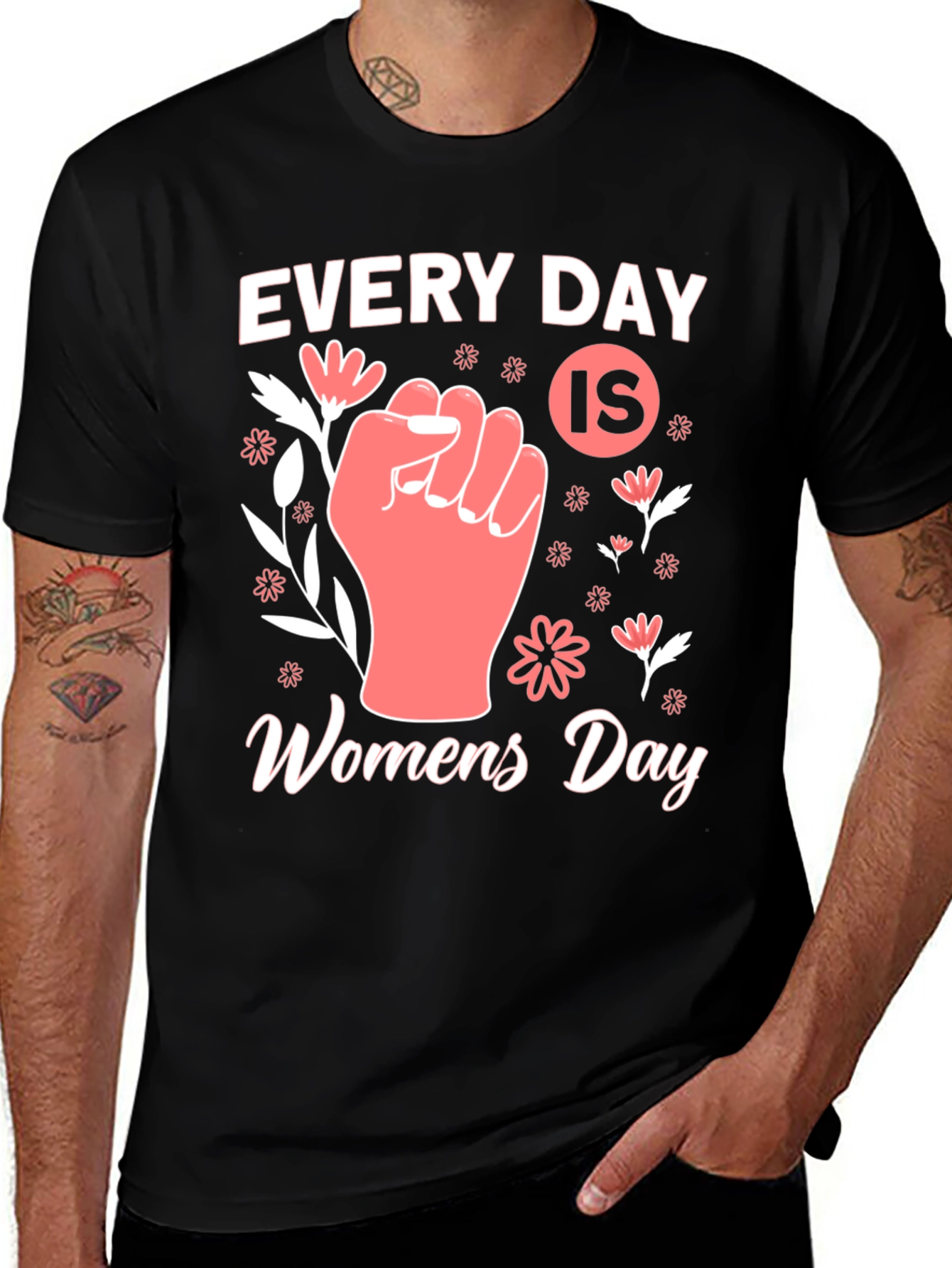 Variant 28 of Every Day is Women's Day T-Shirt
