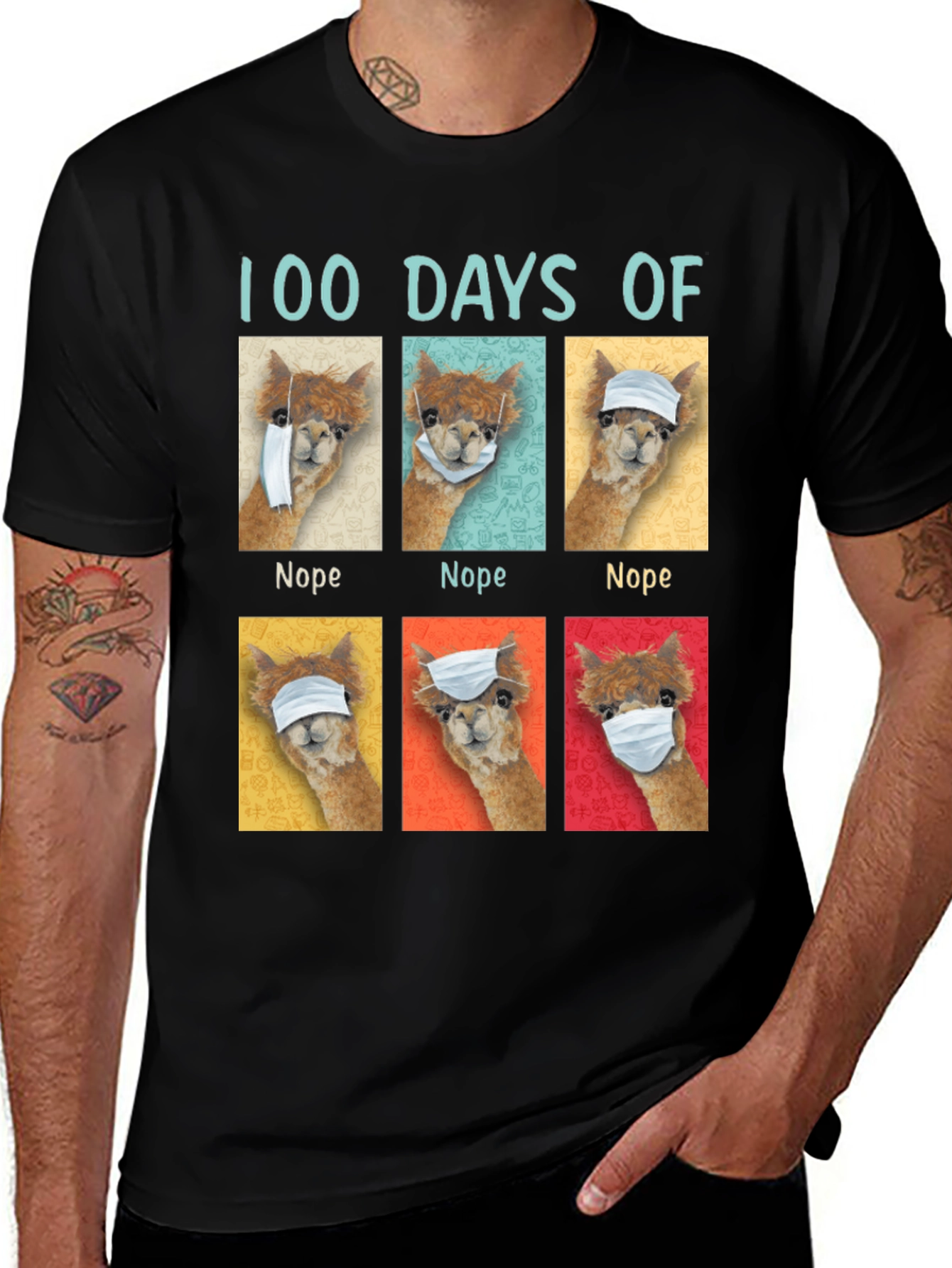 Variant 16 of 100 Days of Nope Alpaca T-Shirt