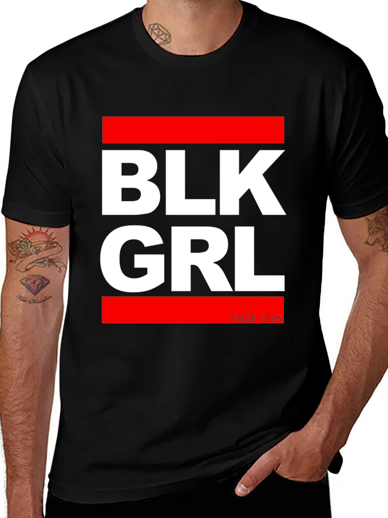 Variant 14 of BLK GRL Graphic Tee - Stylish Streetwear