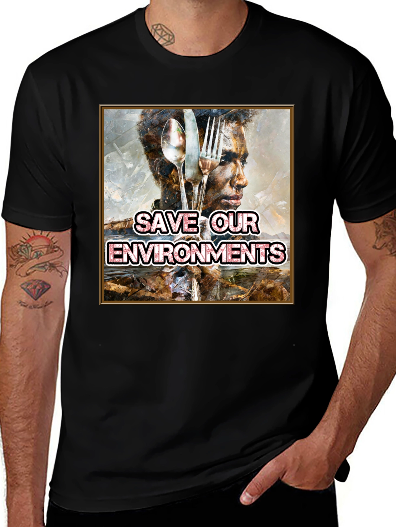 Variant 21 of Save Our Environments Graphic T-Shirt