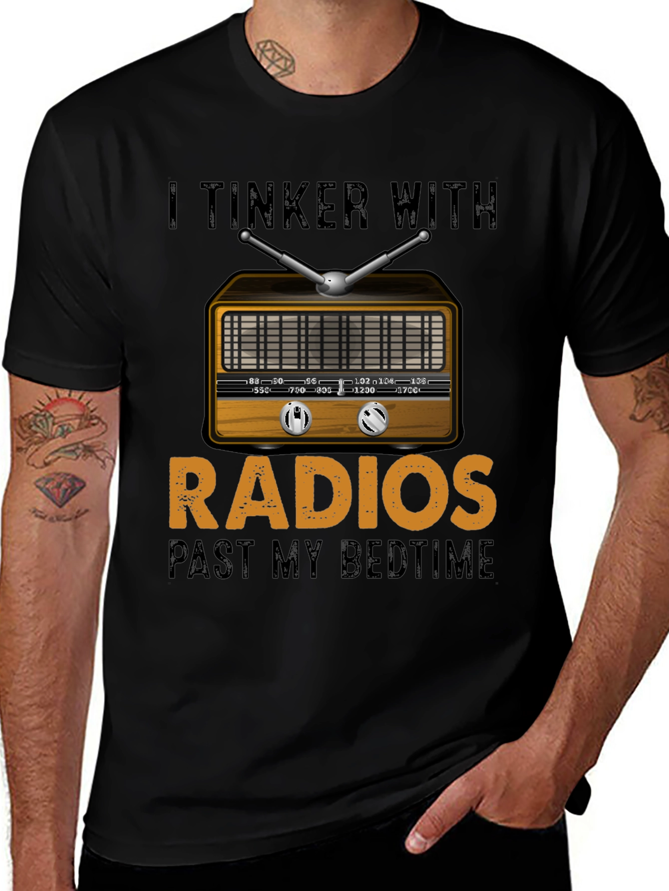 Variant 23 of I Tinker With Radios T-Shirt