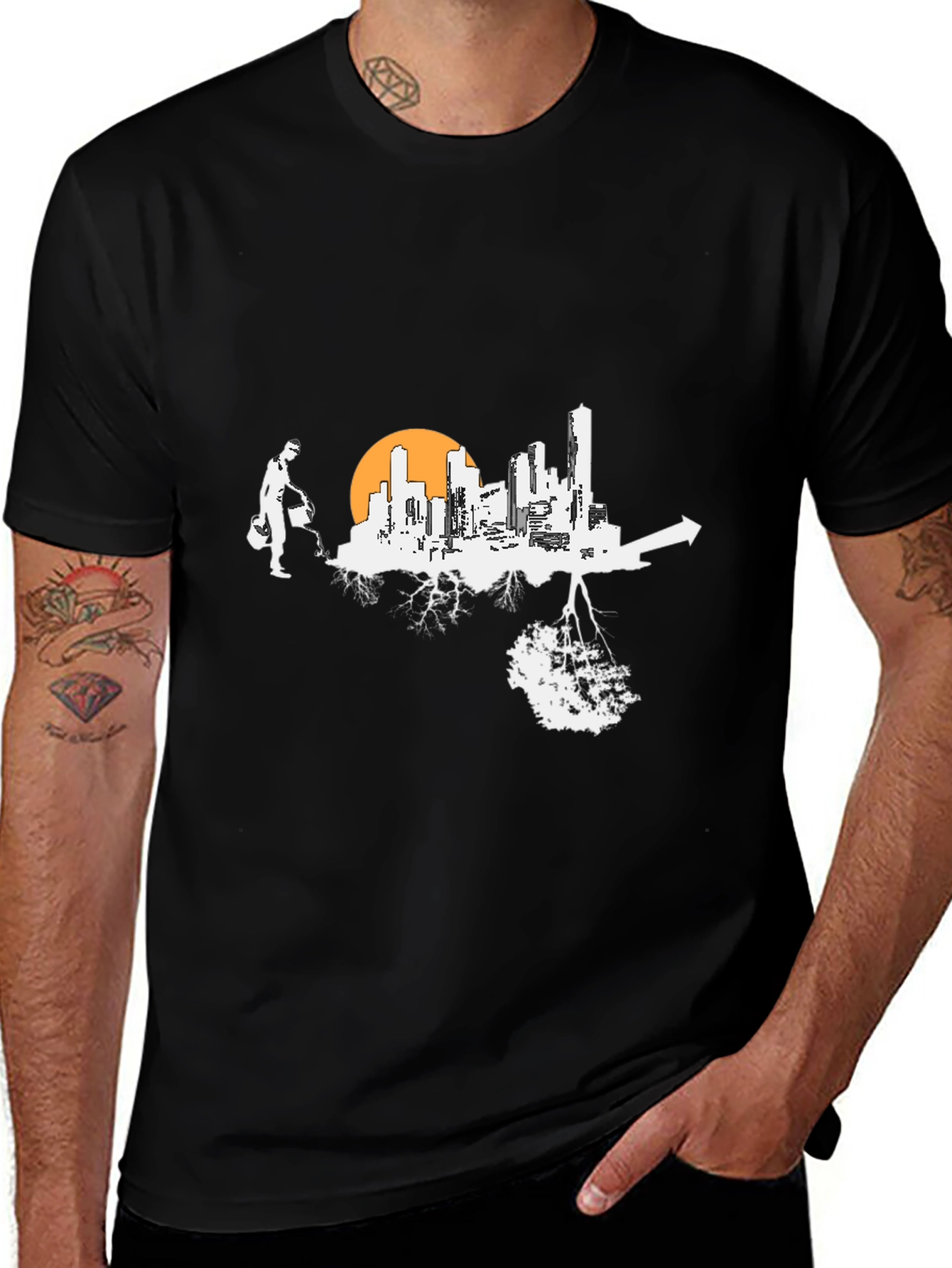 Variant 12 of Urban Roots Graphic T-Shirt - Grow the City!