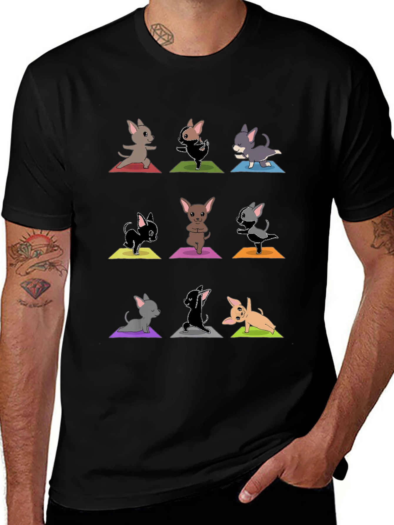 Variant 27 of Yoga Chihuahua T-Shirt - Funny Dog Lover Tee