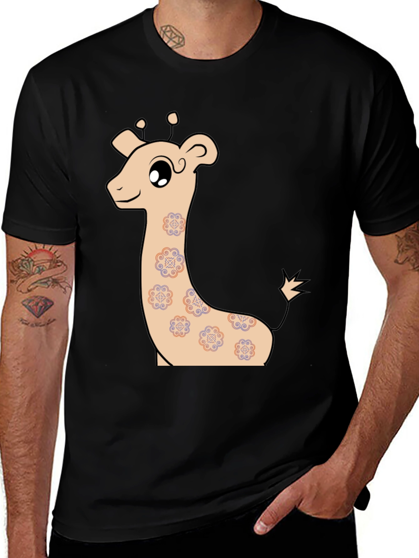 Variant 19 of Cute Giraffe Graphic T-Shirt
