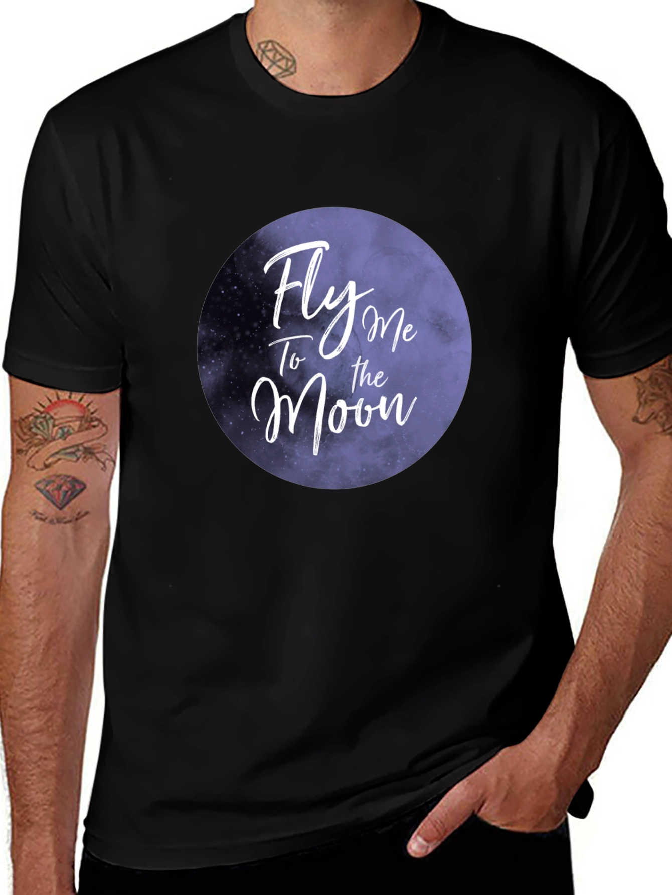 Variant 12 of Fly Me To The Moon T-Shirt - Unique Graphic Tee