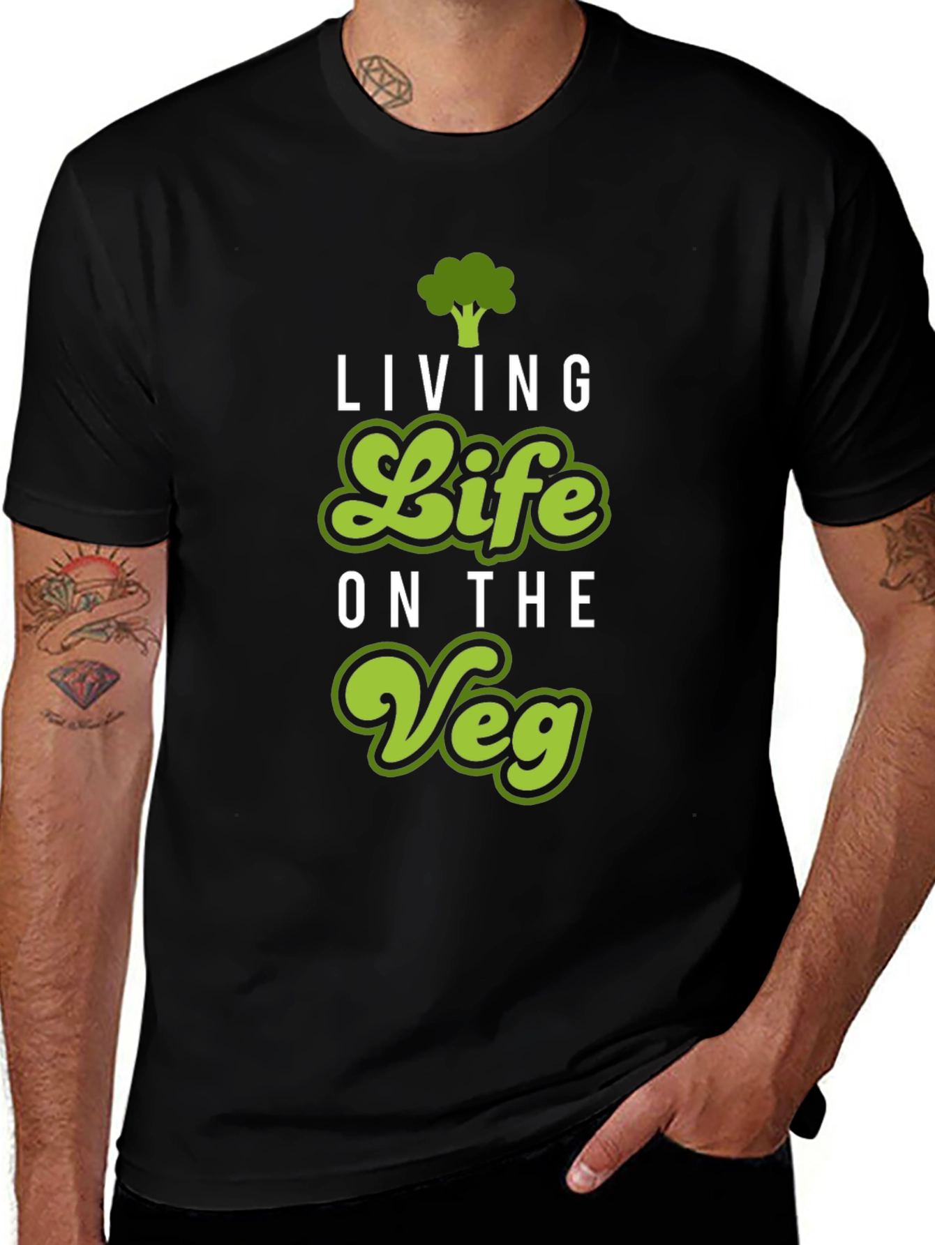 Living Life on the Veg Graphic Tee