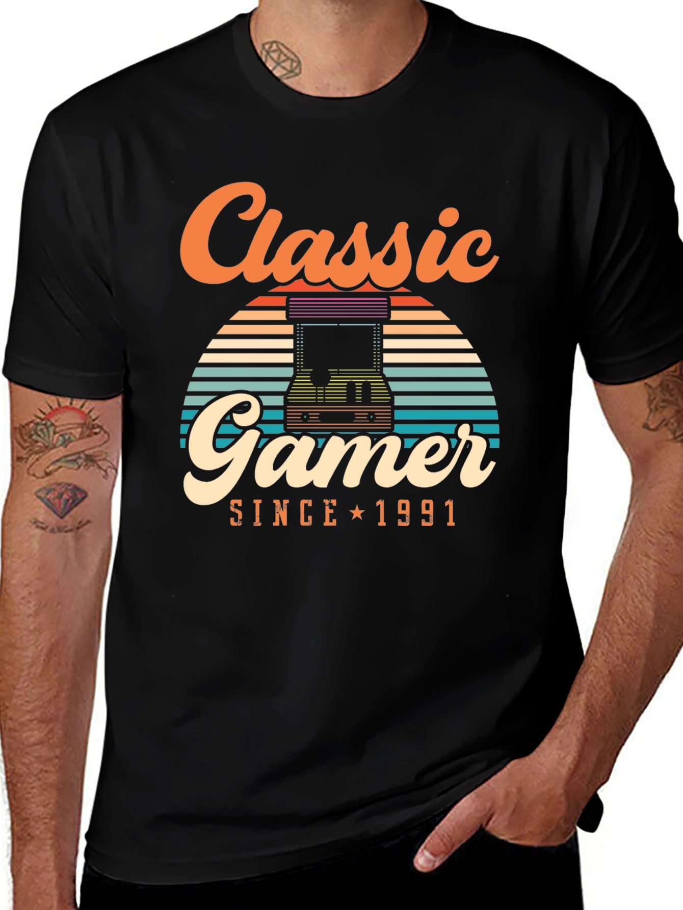Variant 6 of Classic Gamer Since 1991 T-Shirt