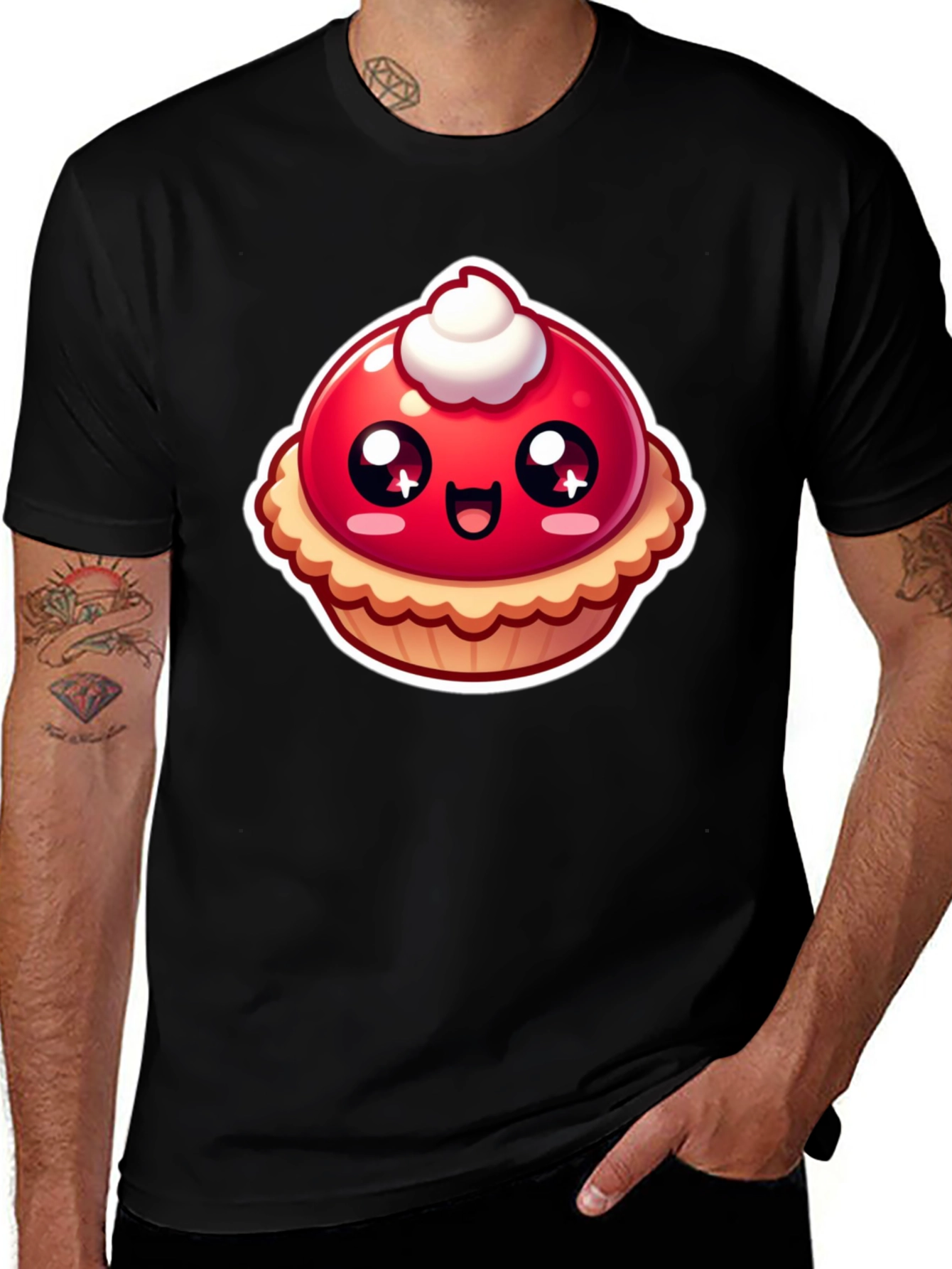 Variant 22 of Cute Kawaii Cupcake Graphic Tee
