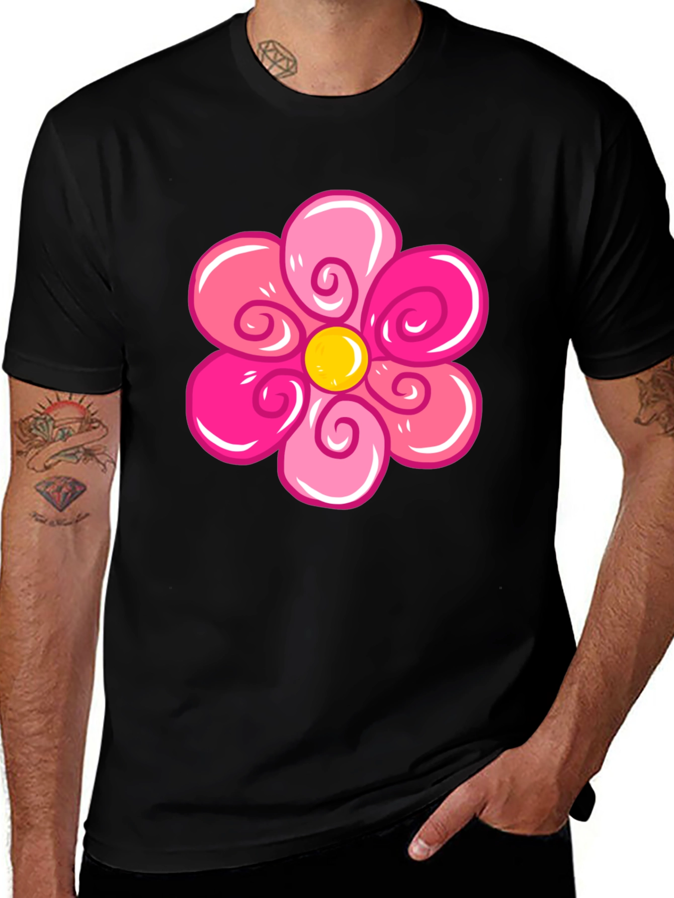 Variant 12 of Fun Flower Graphic Tee