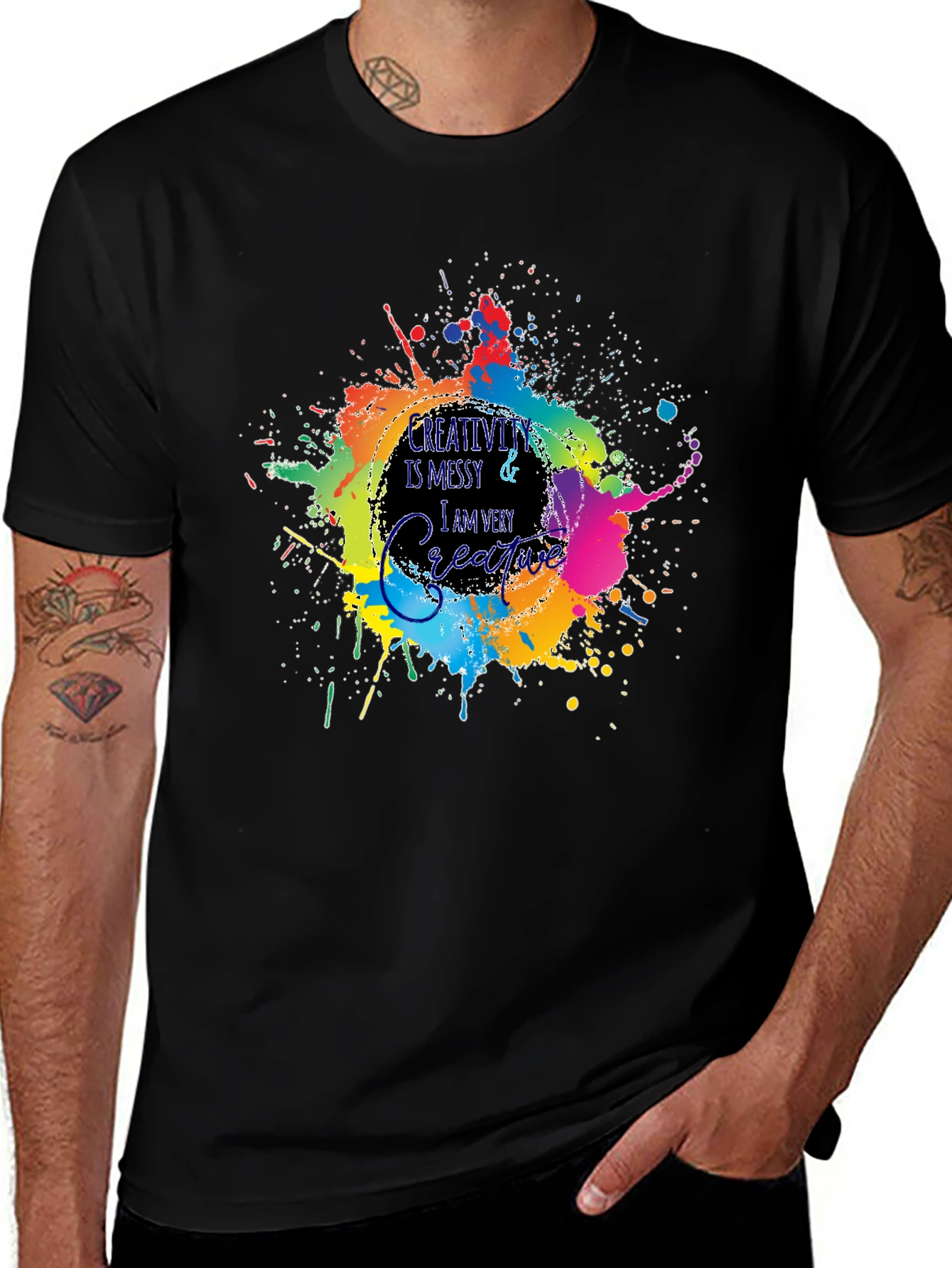 Creative Messy & Very Creative Graphic Tee