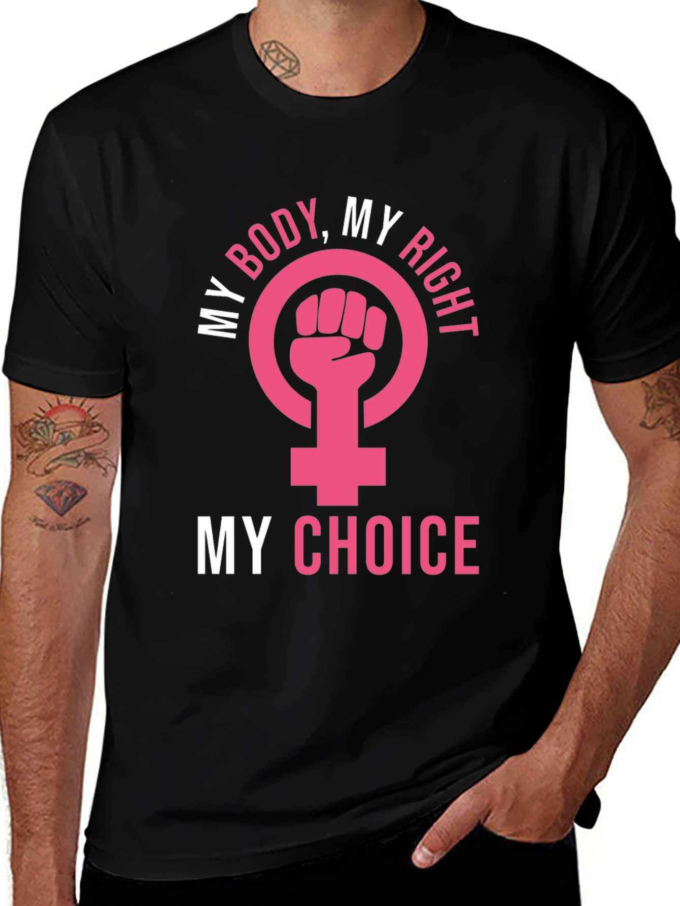 Variant 19 of My Body My Choice Women's Rights T-Shirt
