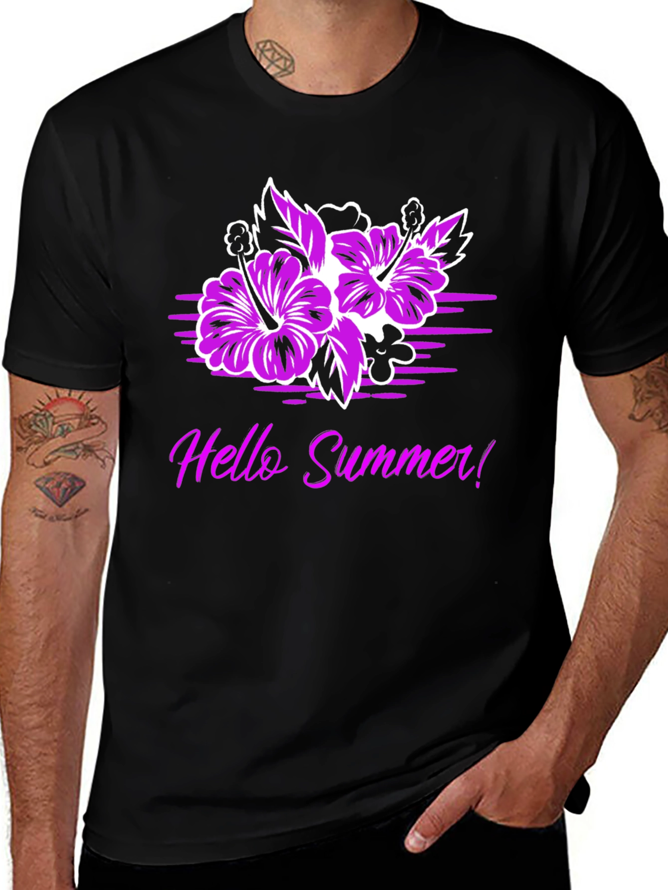 Variant 26 of Hello Summer Floral T-Shirt