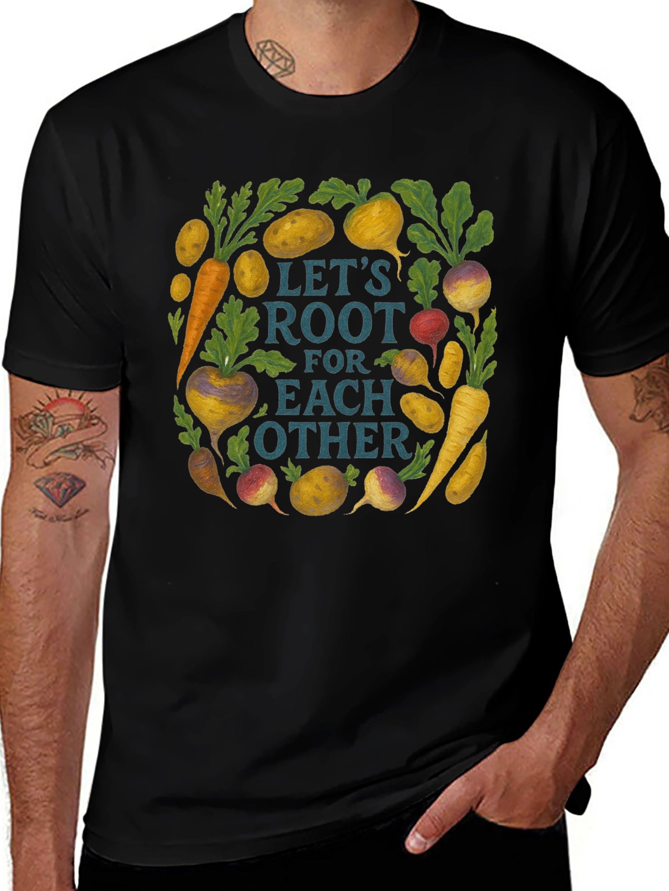 Let's Root for Each Other Graphic Tee