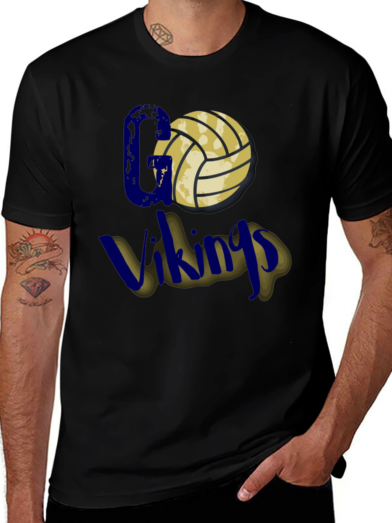 Variant 14 of Go Vikings Volleyball T-Shirt