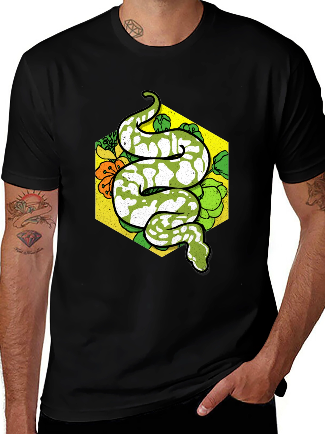 Variant 18 of Snake Graphic T-Shirt - Reptile Lover Tee