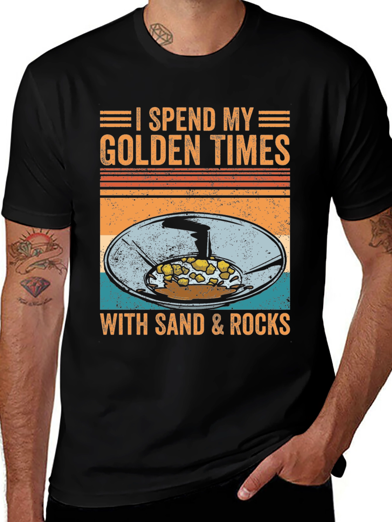 Variant 10 of Golden Times Sand & Rocks T-Shirt