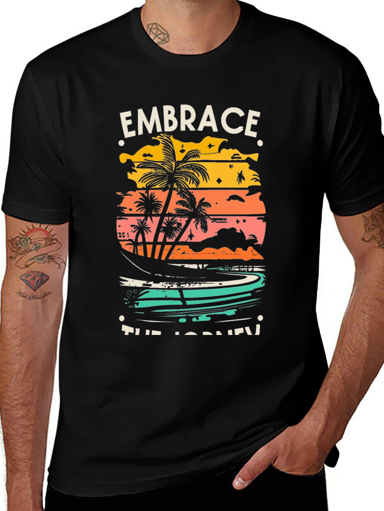 Variant 19 of Embrace the Journey Graphic Tee