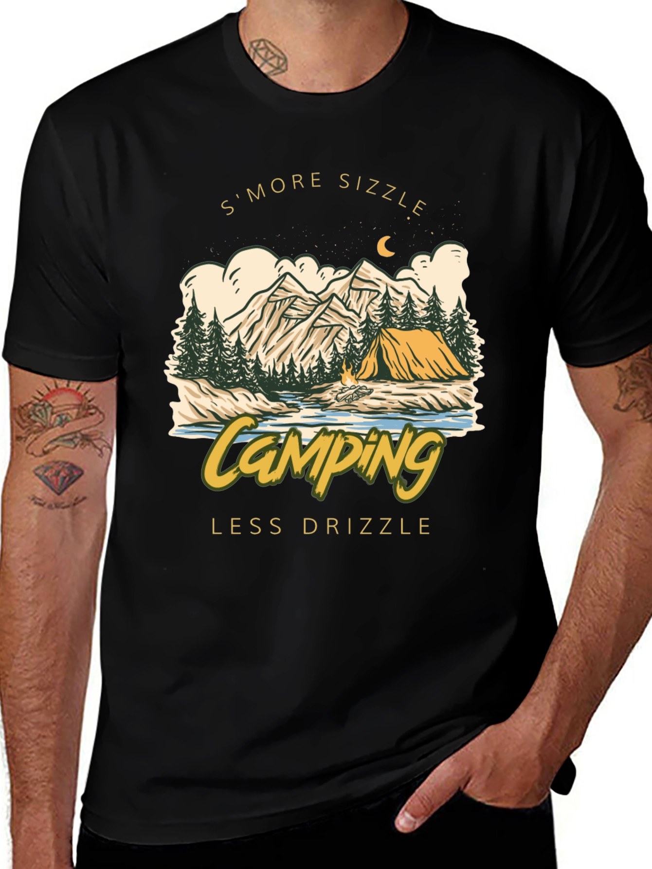 Variant 8 of Camping S'more Sizzle Graphic Tee