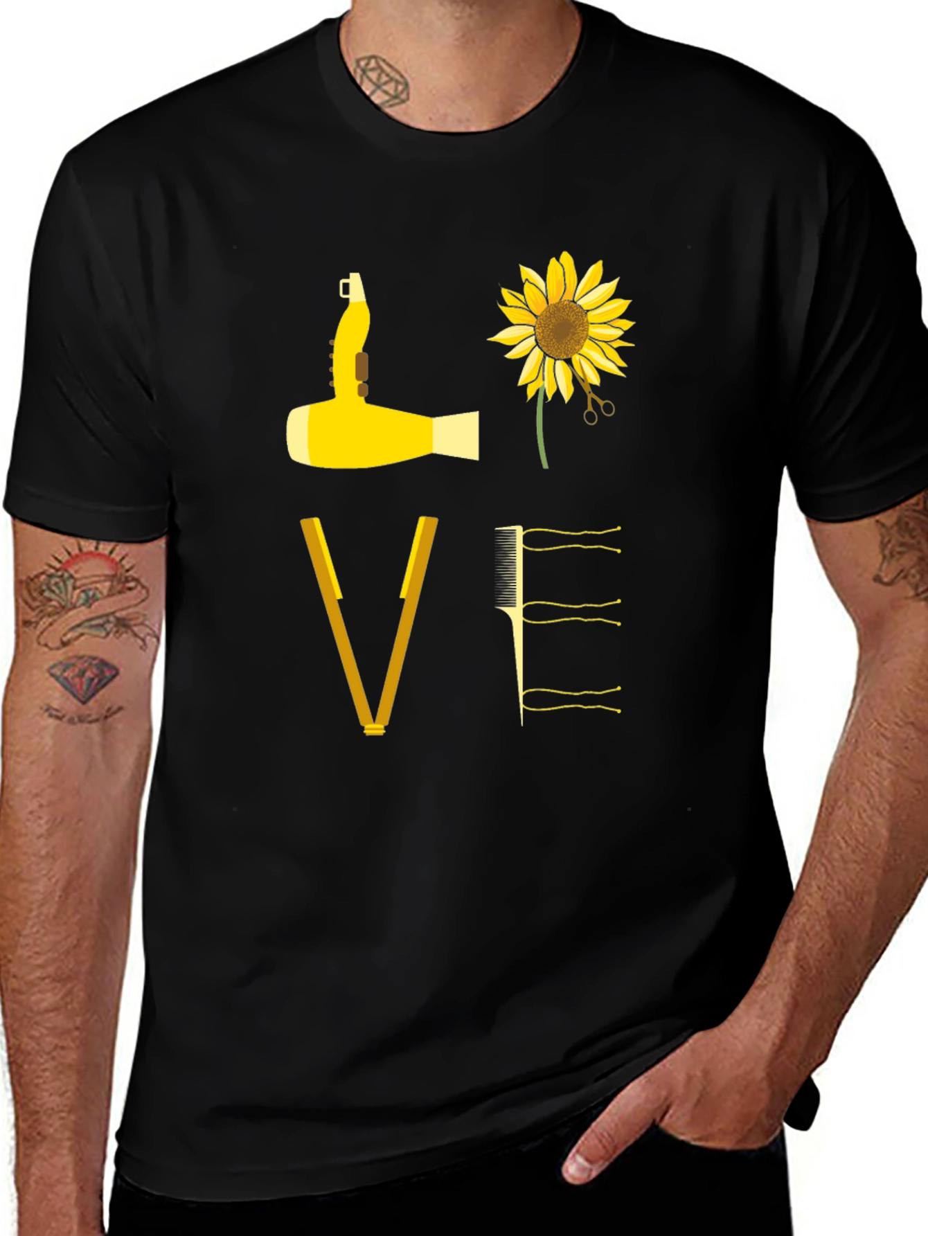 Love Hair Stylist Graphic Tee