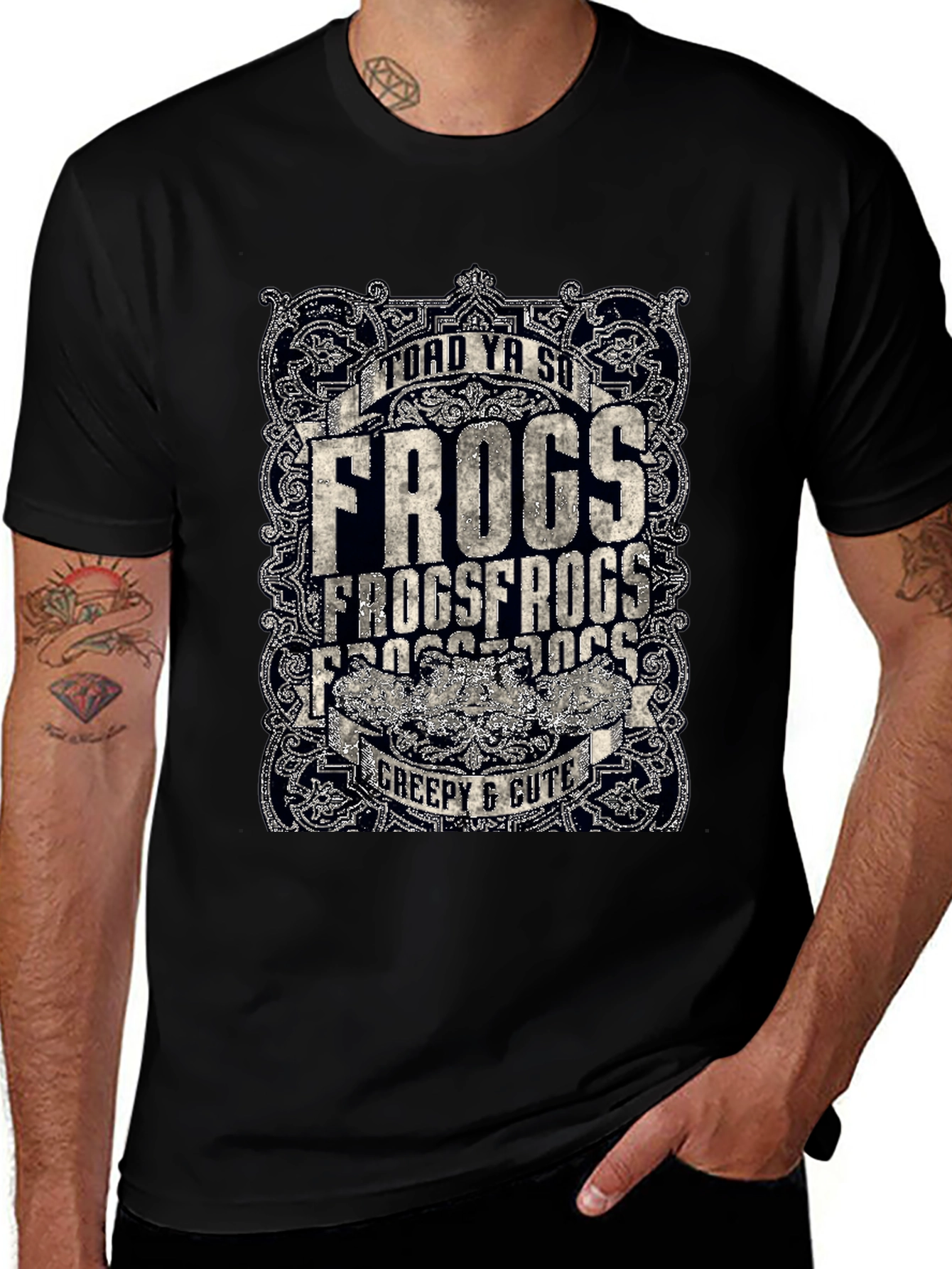 Variant 4 of Toad Ya So Frogs T-Shirt Creepy & Cute